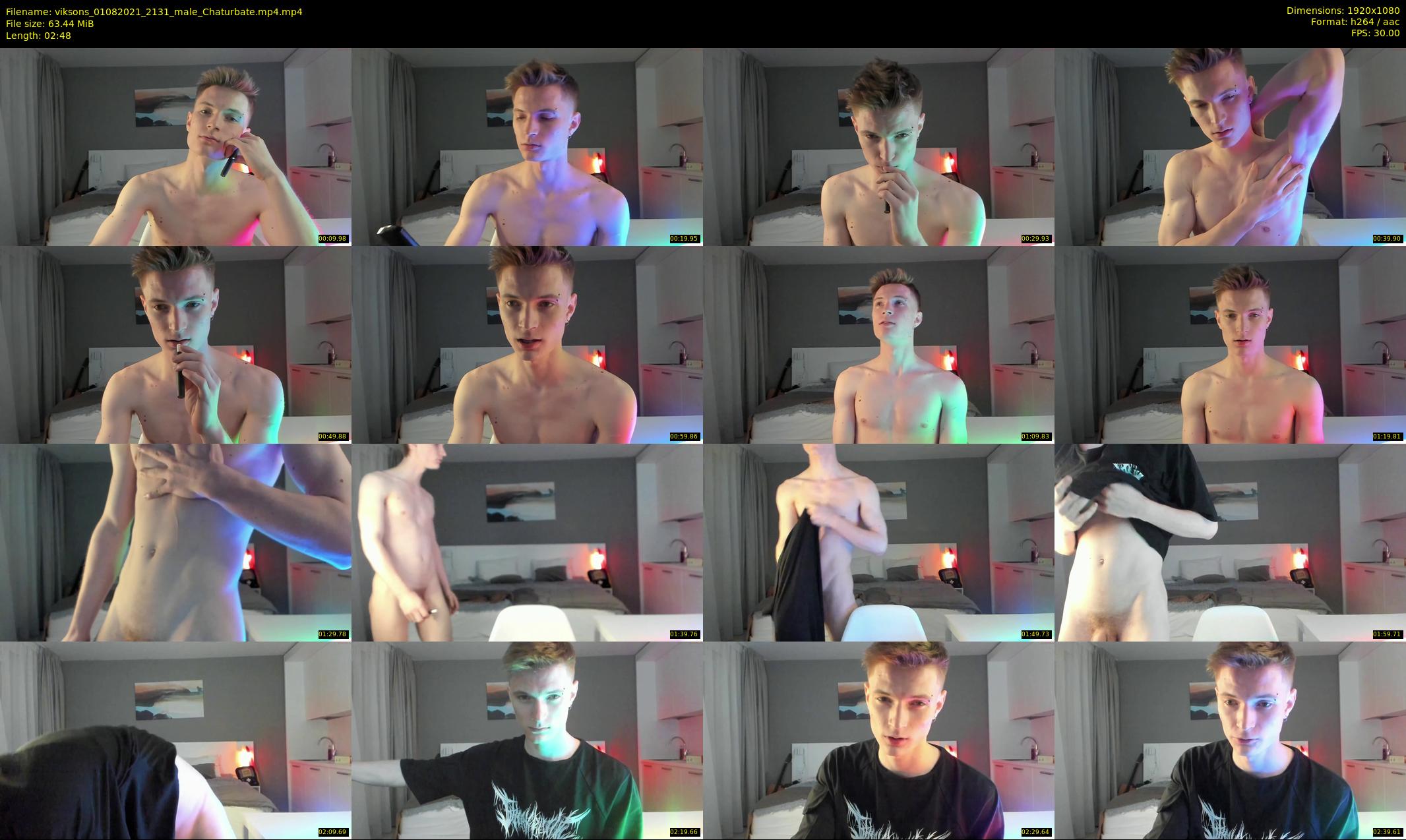 viksons — 3 minute Chaturbate male cam show recording, 1080p, Aug 1, 2021