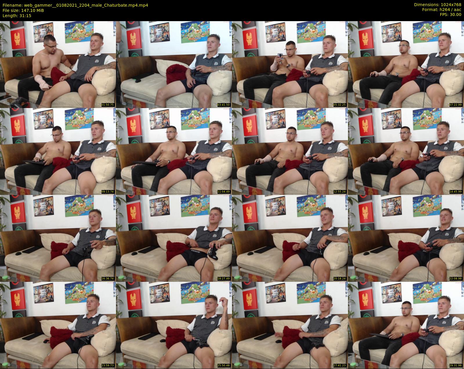 web_gammer_ — 32 minute Chaturbate male cam show recording, 720p, Aug 1, 2021