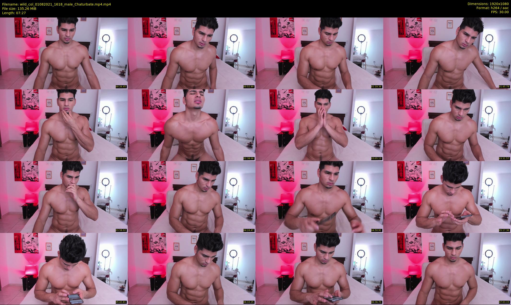wild_col — 8 minute Chaturbate male cam show recording, 1080p, Aug 1, 2021