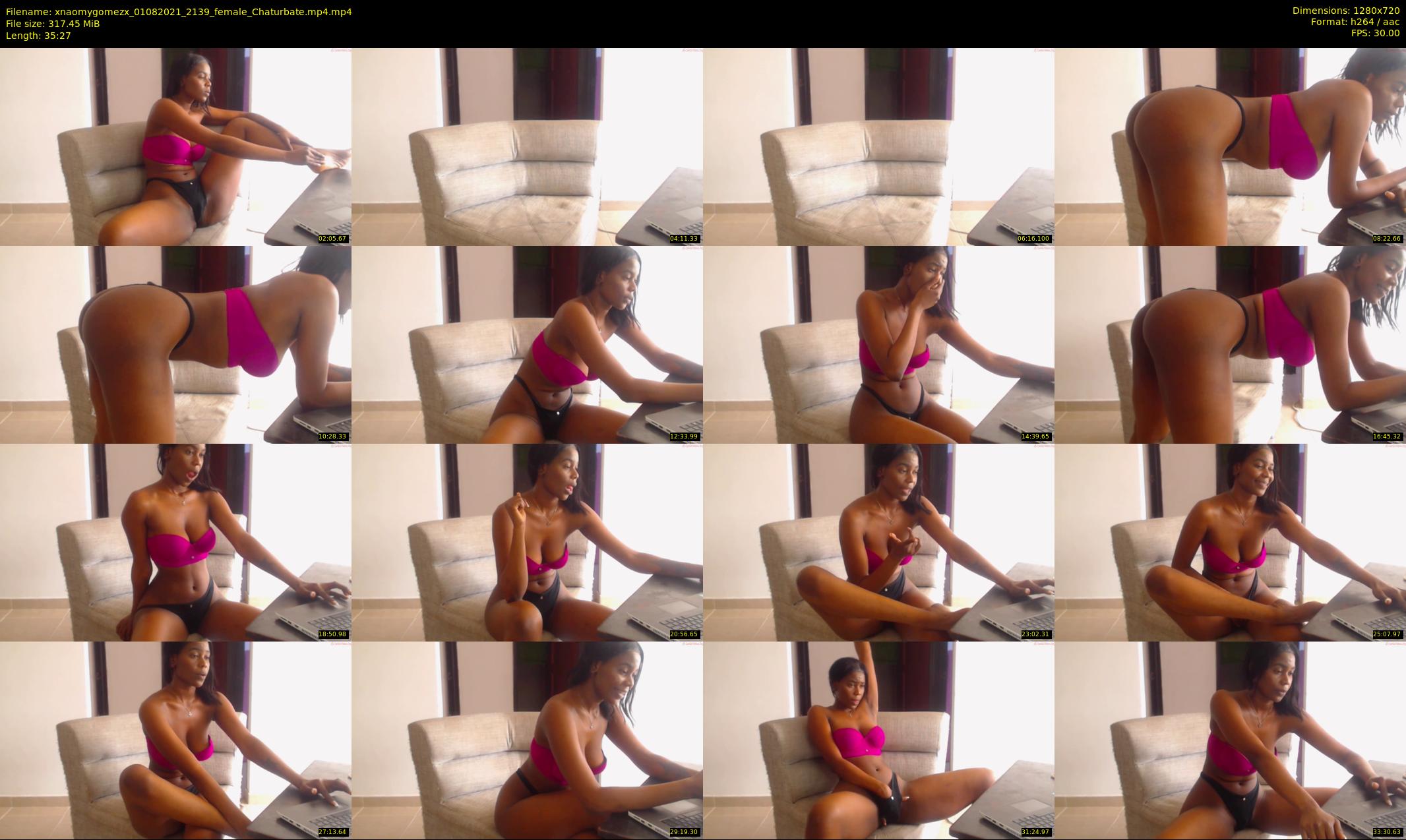 xnaomygomezx — 36 minute Chaturbate female cam show recording, 720p, Aug 1, 2021