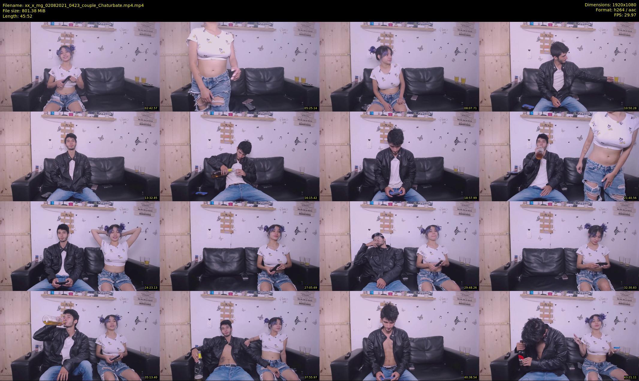 xx_x_mg — 46 minute Chaturbate couple cam show recording, 1080p, Aug 2, 2021