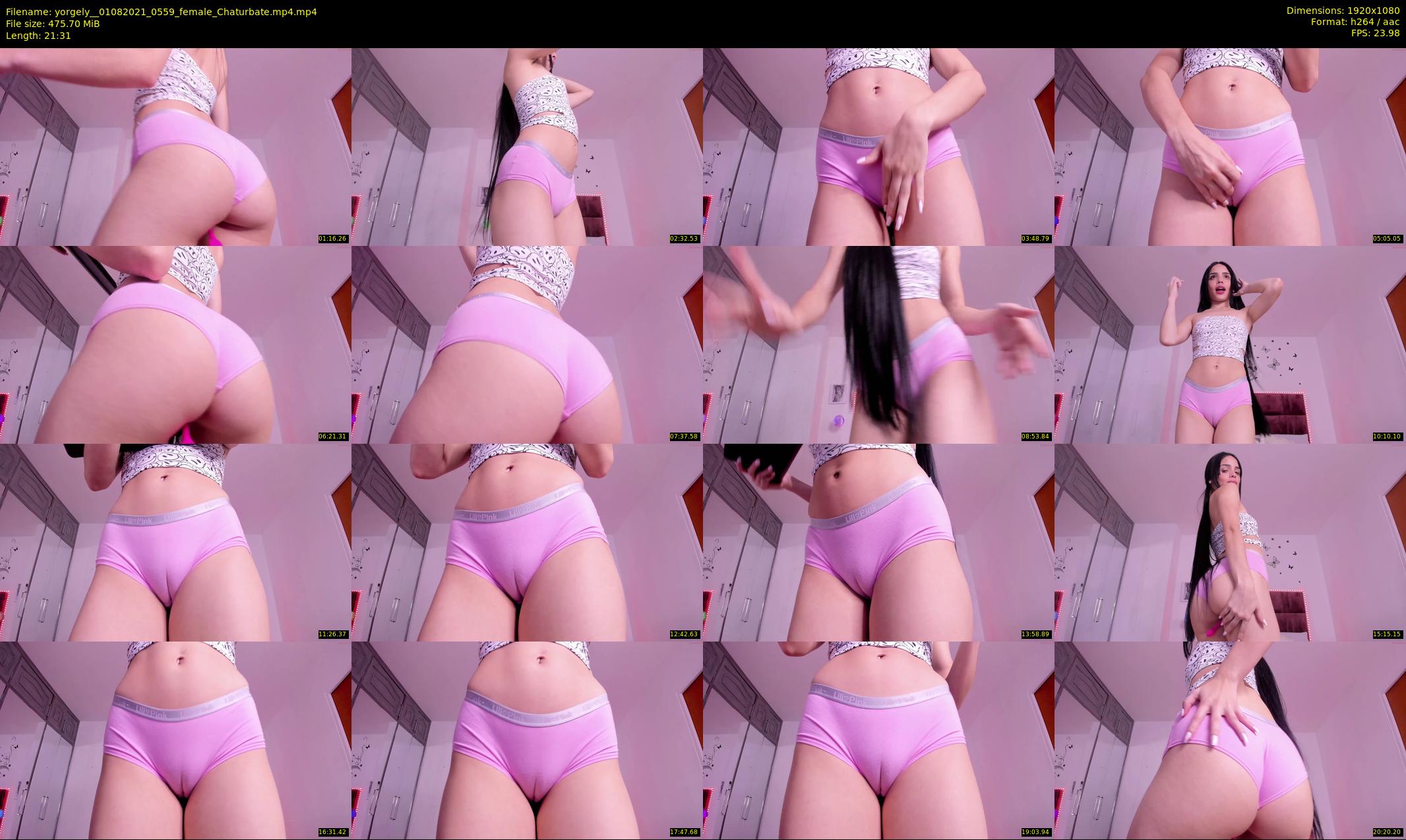 yorgely_ — 22 minute Chaturbate female cam show recording, 1080p, Aug 1, 2021