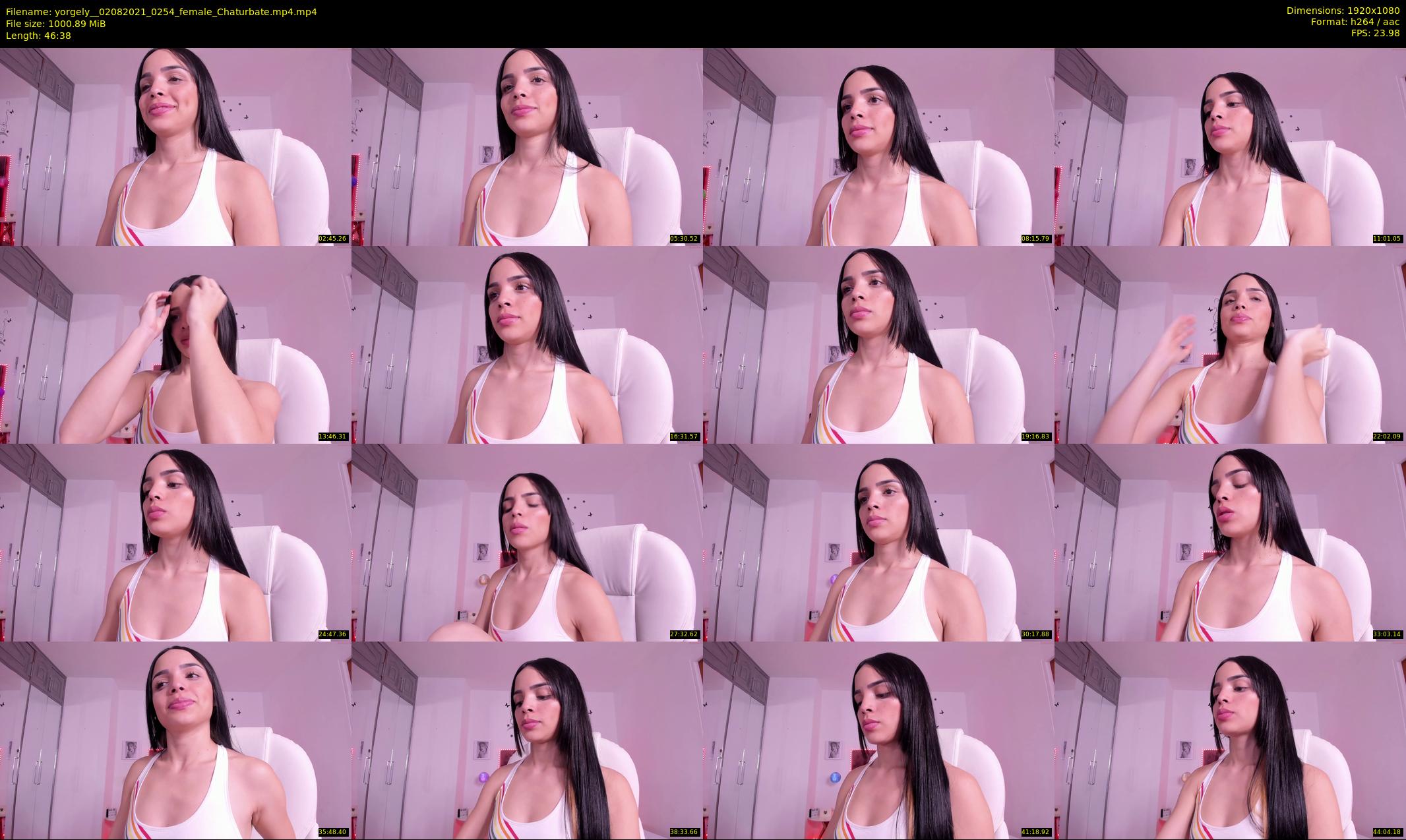 yorgely_ — 47 minute Chaturbate female cam show recording, 1080p, Aug 2, 2021