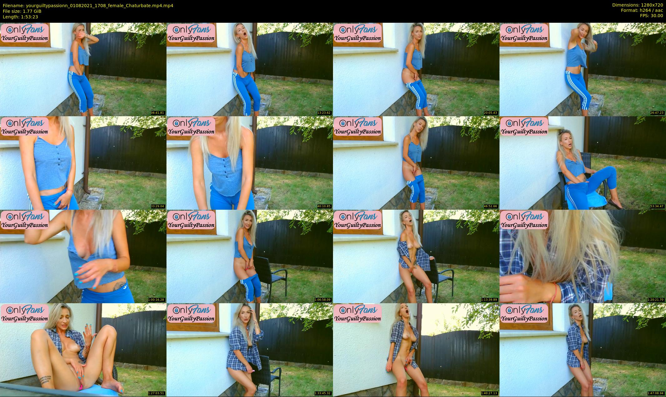 yourguiltypassionn — 114 minute Chaturbate female cam show recording, 720p, Aug 1, 2021