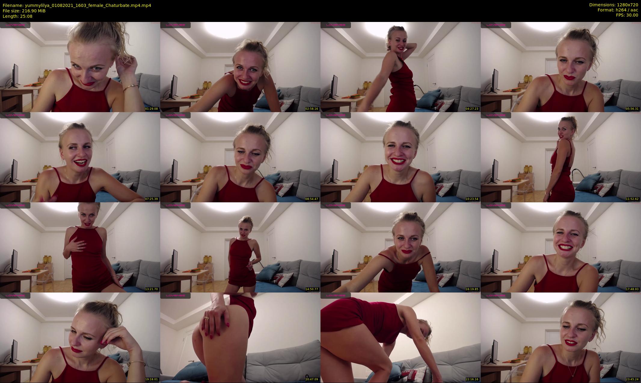 yummylilya — 26 minute Chaturbate female cam show recording, 720p, Aug 1, 2021