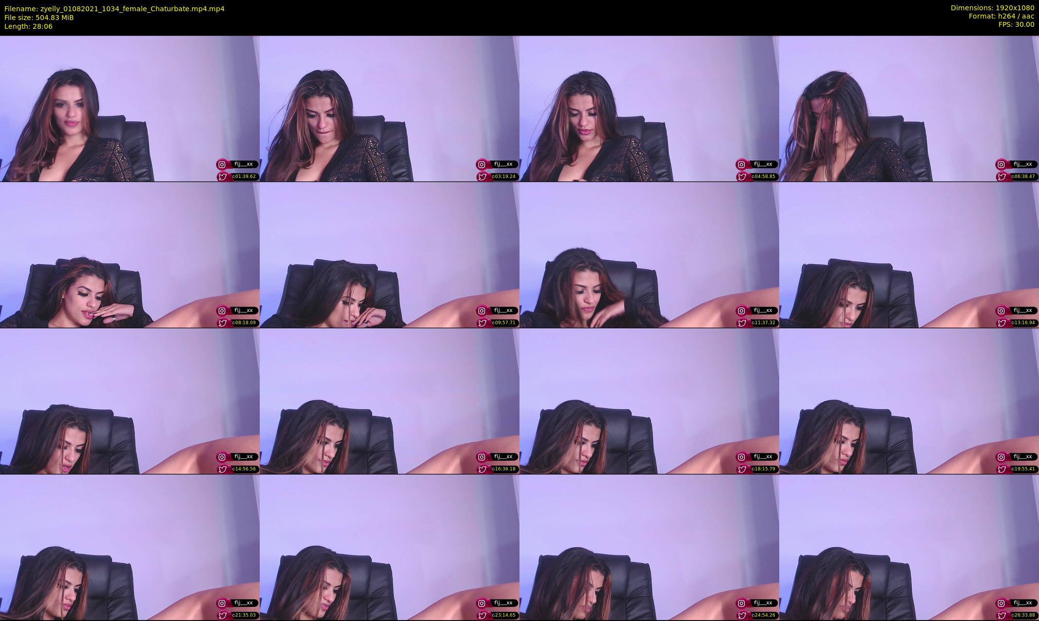zyelly — 29 minute Chaturbate female cam show recording, 1080p, Aug 1, 2021