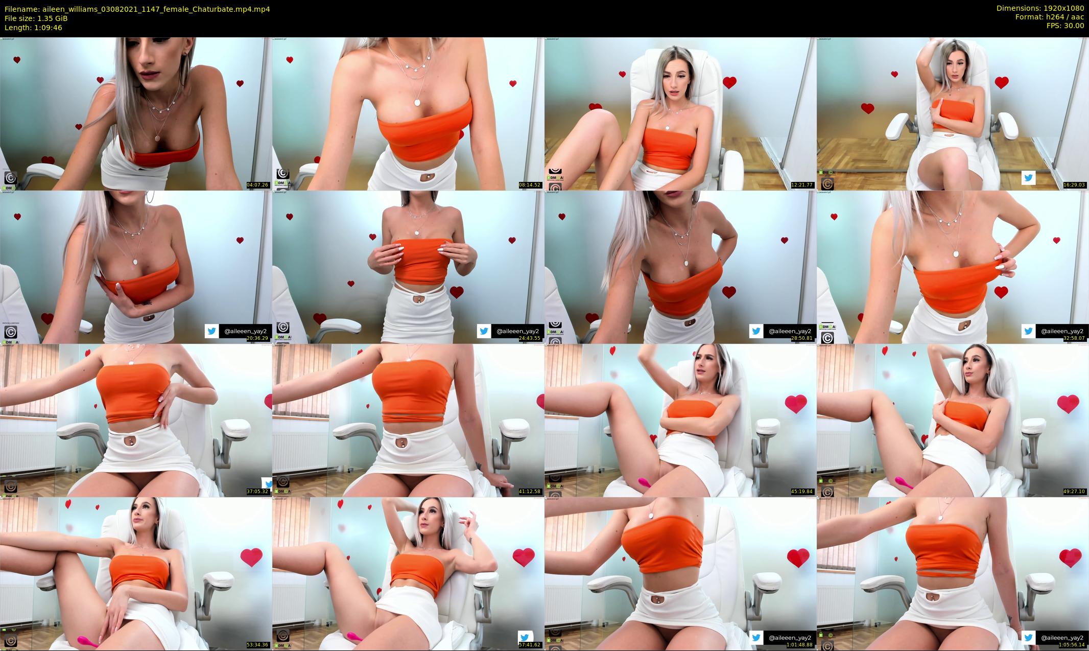 aileen_williams — 70 minute Chaturbate female cam show recording, 1080p, Aug 3, 2021