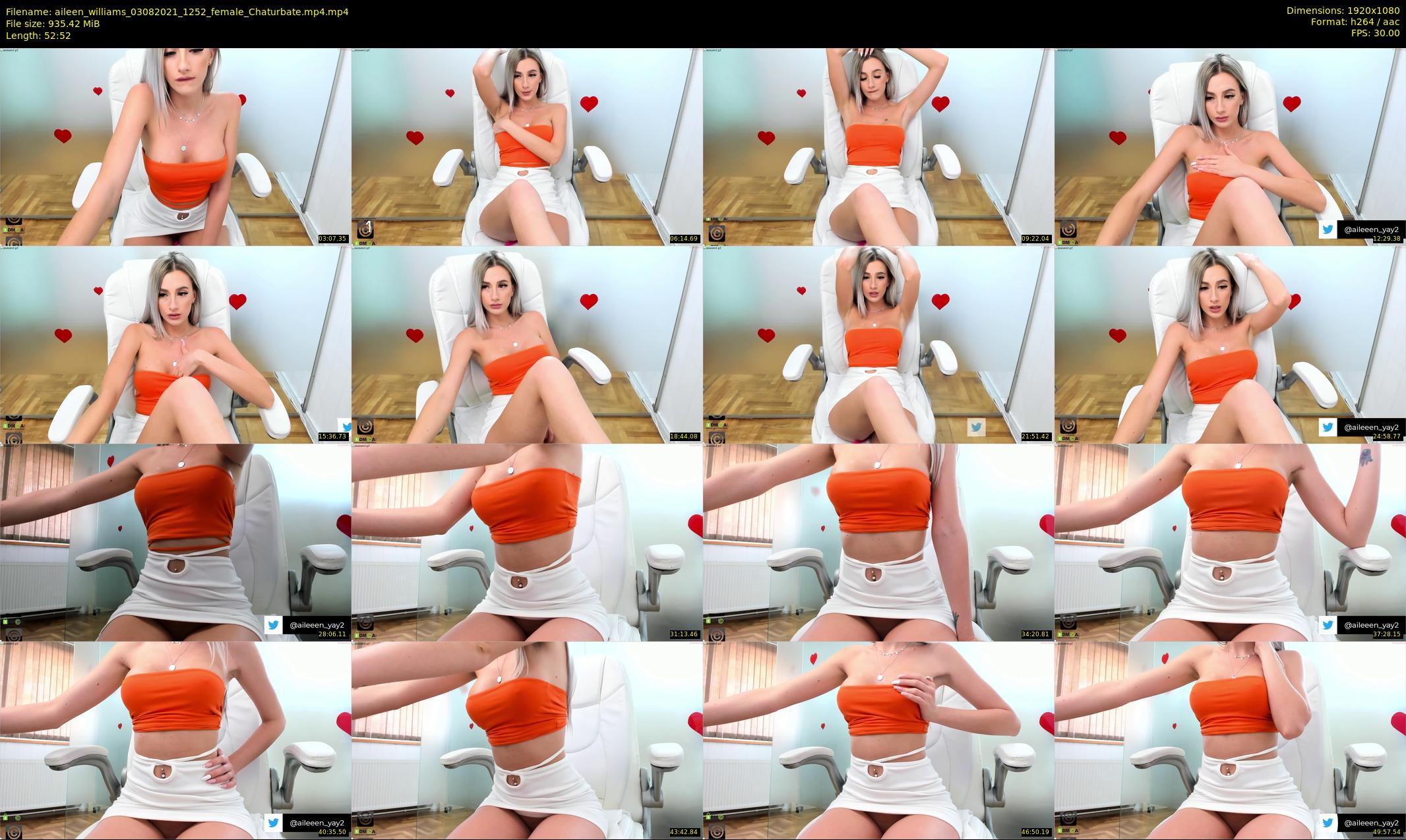 aileen_williams — 53 minute Chaturbate female cam show recording, 1080p, Aug 3, 2021
