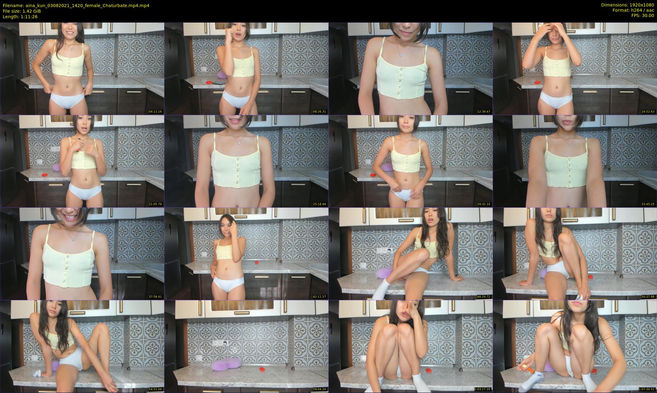 aina_kun — 72 minute Chaturbate female cam show recording, 1080p, Aug 3, 2021