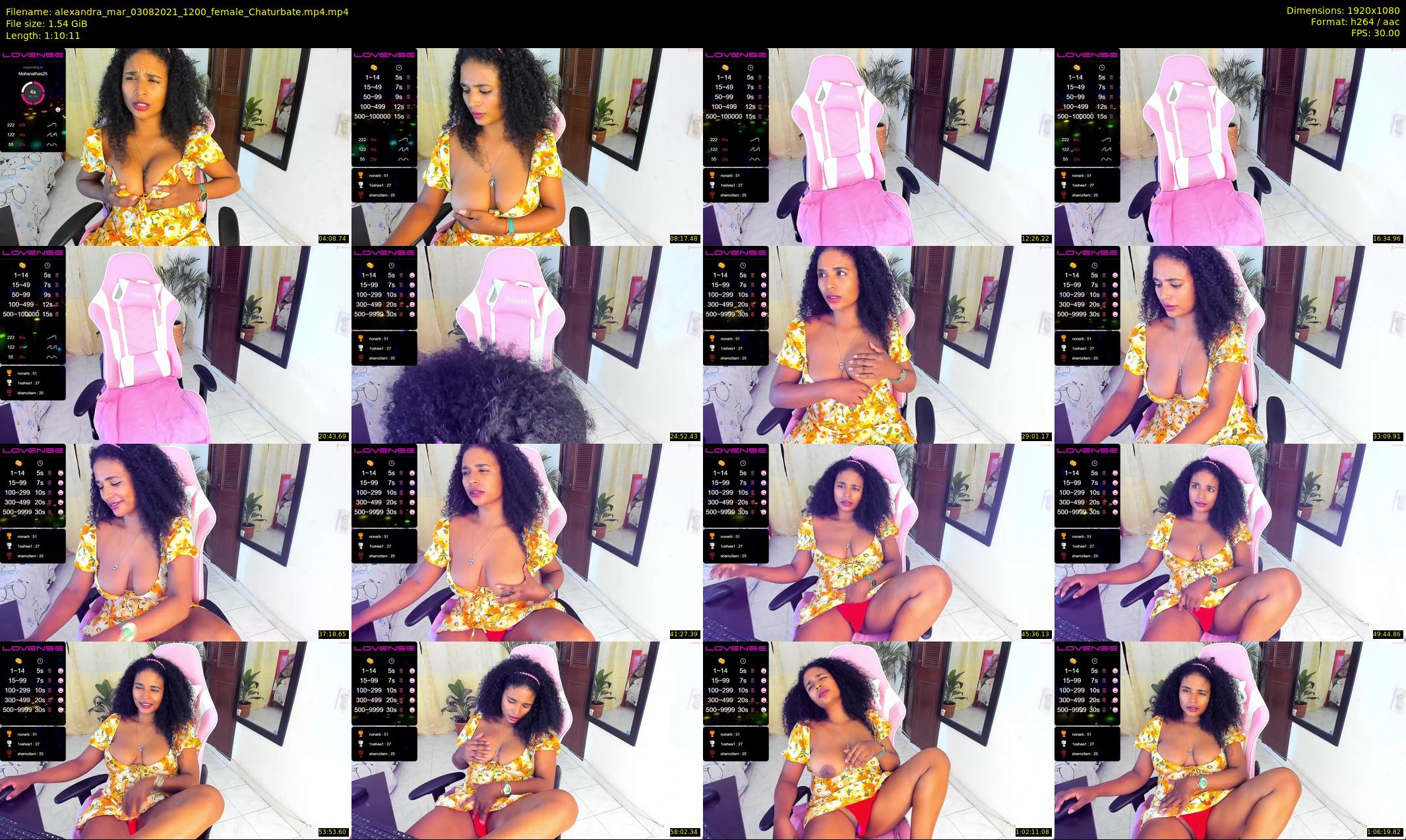 alexandra_mar — 71 minute Chaturbate female cam show recording, 1080p, Aug 3, 2021