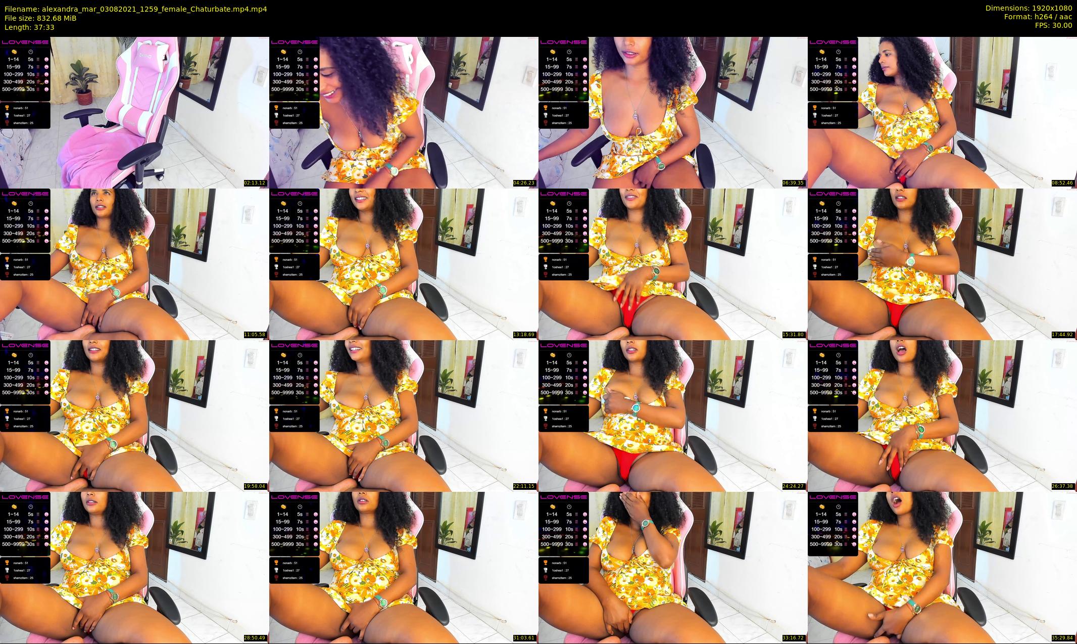 alexandra_mar — 38 minute Chaturbate female cam show recording, 1080p, Aug 3, 2021