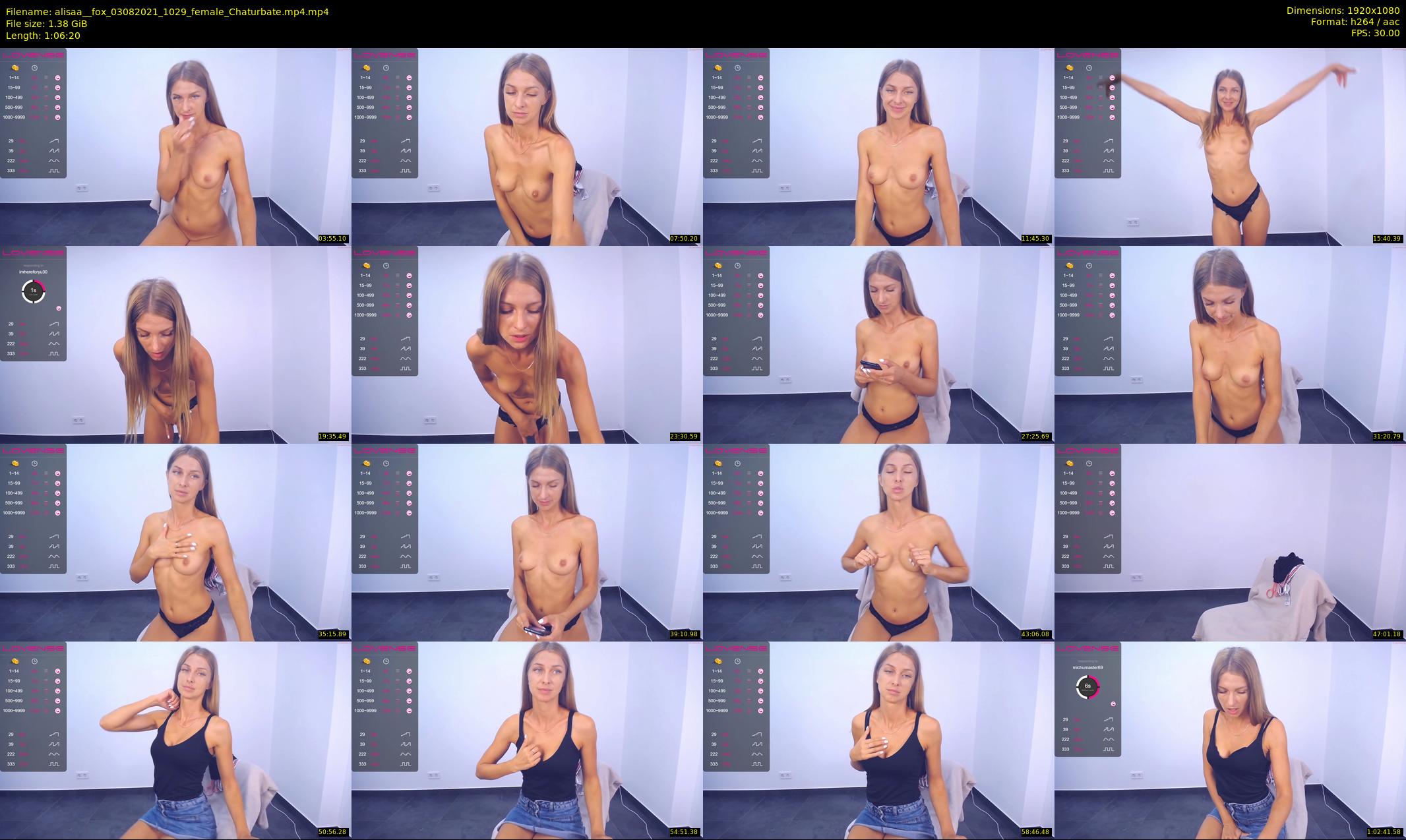 alisaa__fox — 67 minute Chaturbate female cam show recording, 1080p, Aug 3, 2021