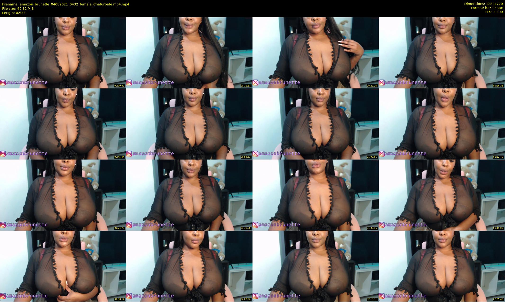 amazon_brunette — 3 minute Chaturbate female cam show recording, 720p, Aug 4, 2021