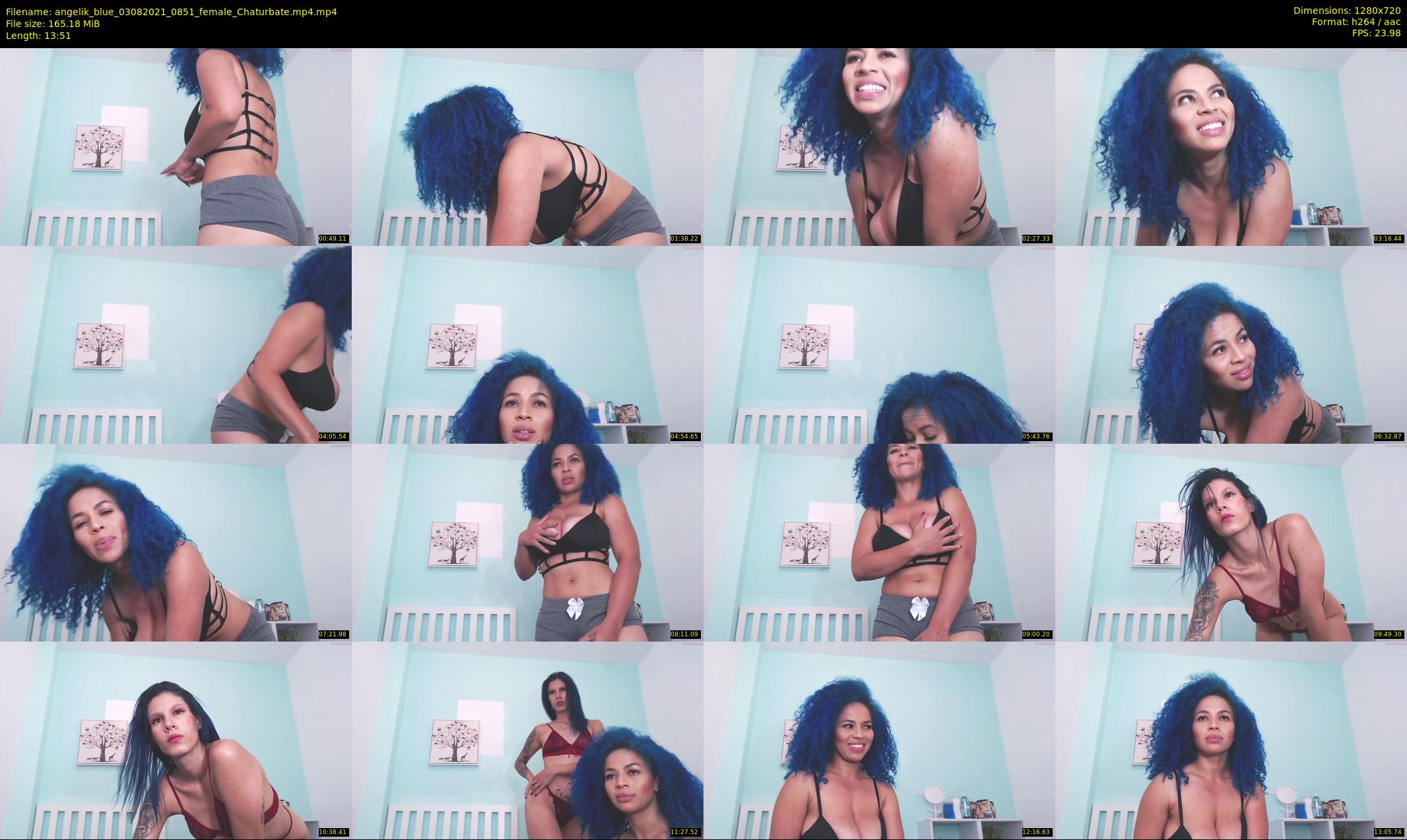 angelik_blue — 14 minute Chaturbate female cam show recording, 720p, Aug 3, 2021