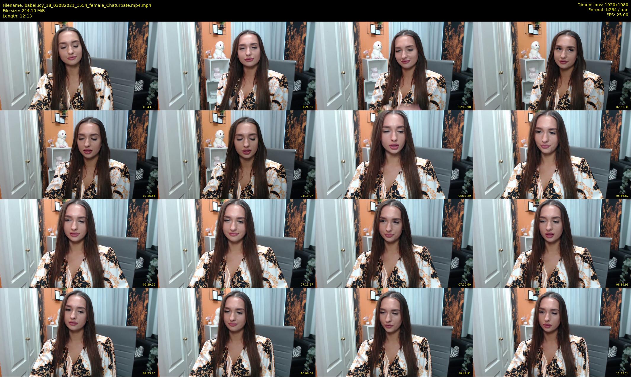 babelucy_18 — 13 minute Chaturbate female cam show recording, 1080p, Aug 3, 2021