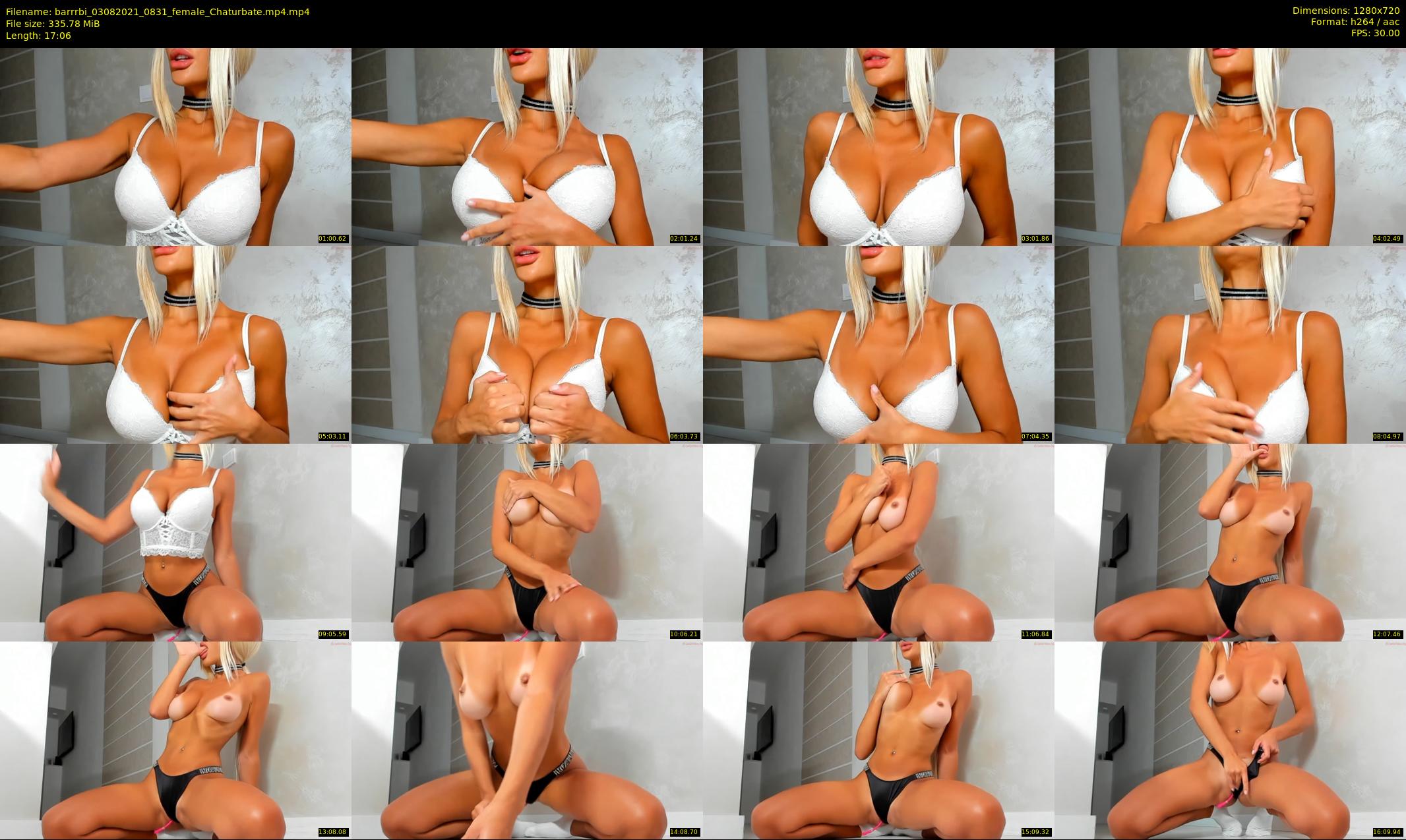 barrrbi — 18 minute Chaturbate female cam show recording, 720p, Aug 3, 2021