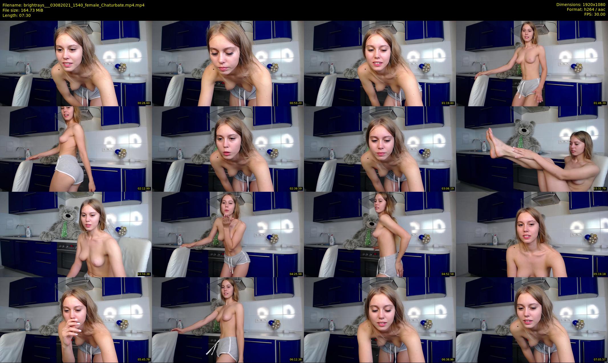 brightrays__ — 8 minute Chaturbate female cam show recording, 1080p, Aug 3, 2021