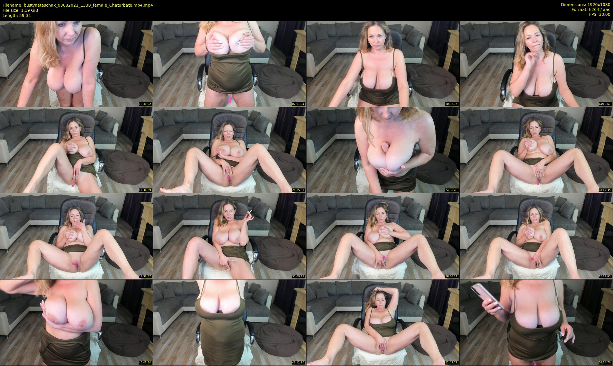 bustynataschax — 60 minute Chaturbate female cam show recording, 1080p, Aug 3, 2021
