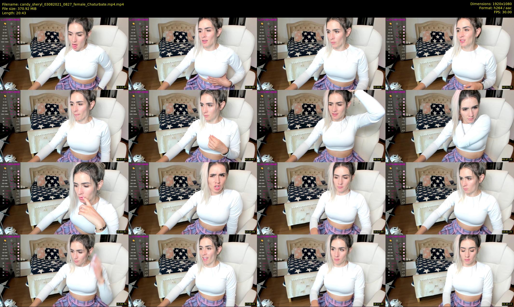 candy_sheryl — 21 minute Chaturbate female cam show recording, 1080p, Aug 3, 2021