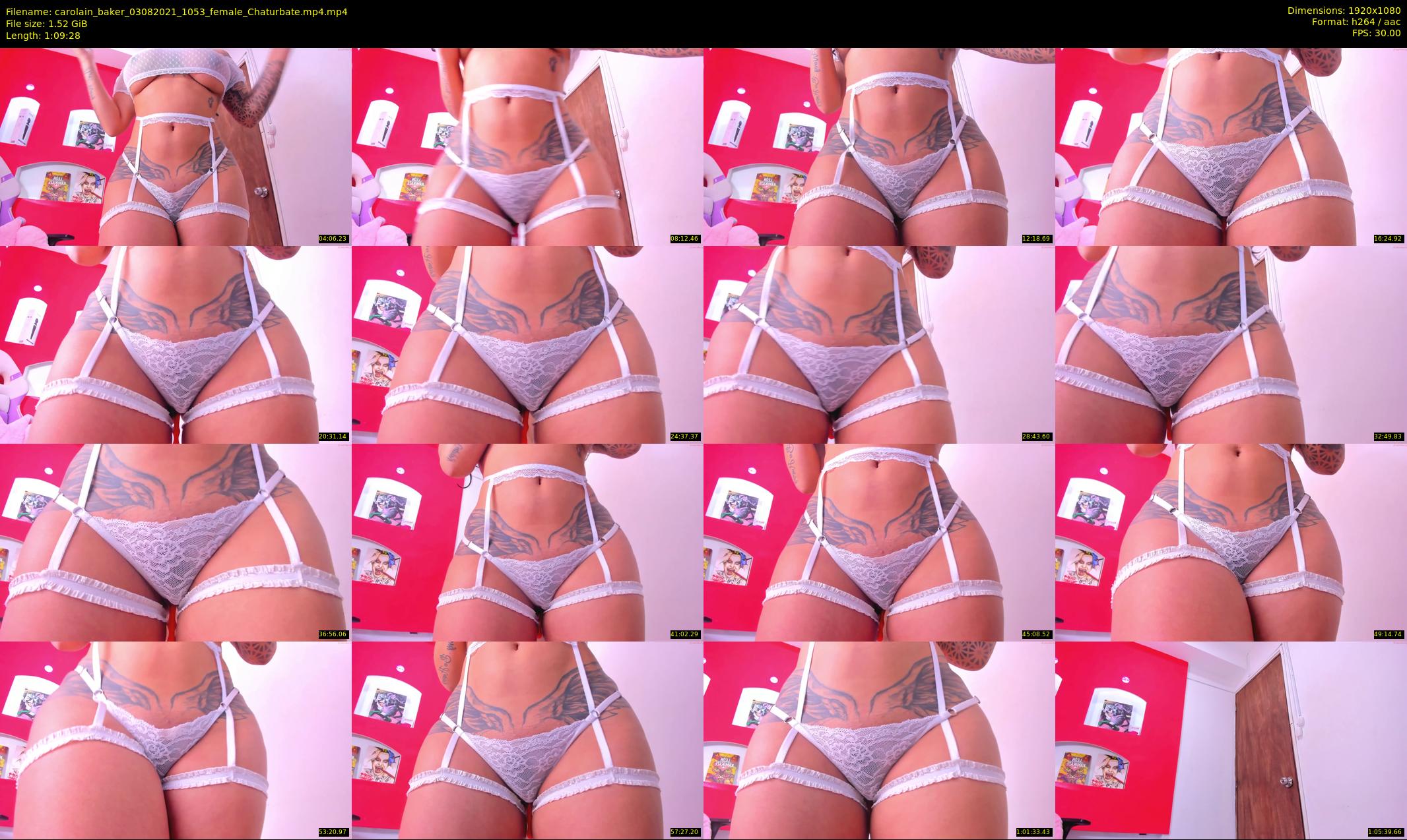 carolain_baker — 70 minute Chaturbate female cam show recording, 1080p, Aug 3, 2021