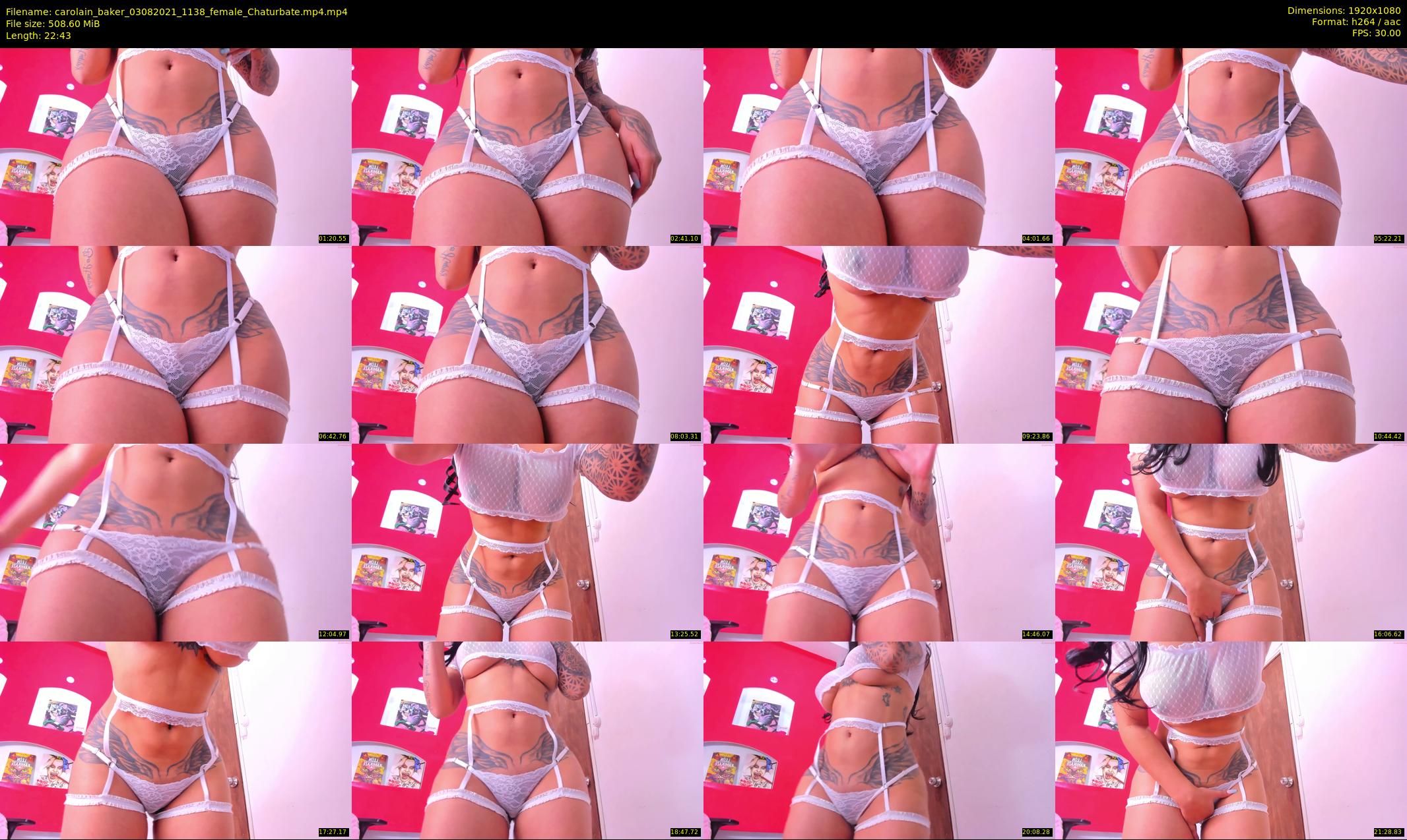 carolain_baker — 23 minute Chaturbate female cam show recording, 1080p, Aug 3, 2021