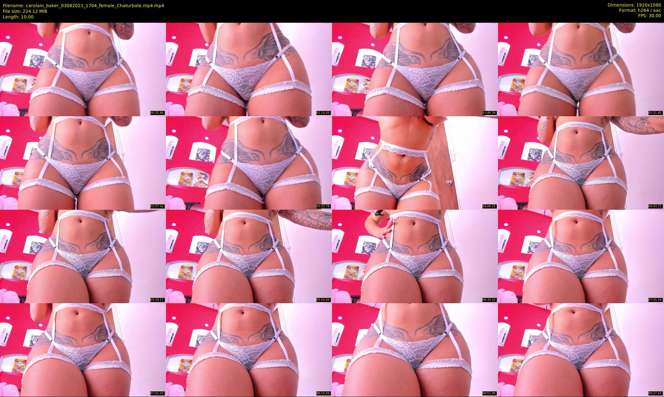 carolain_baker — 10 minute Chaturbate female cam show recording, 1080p, Aug 3, 2021