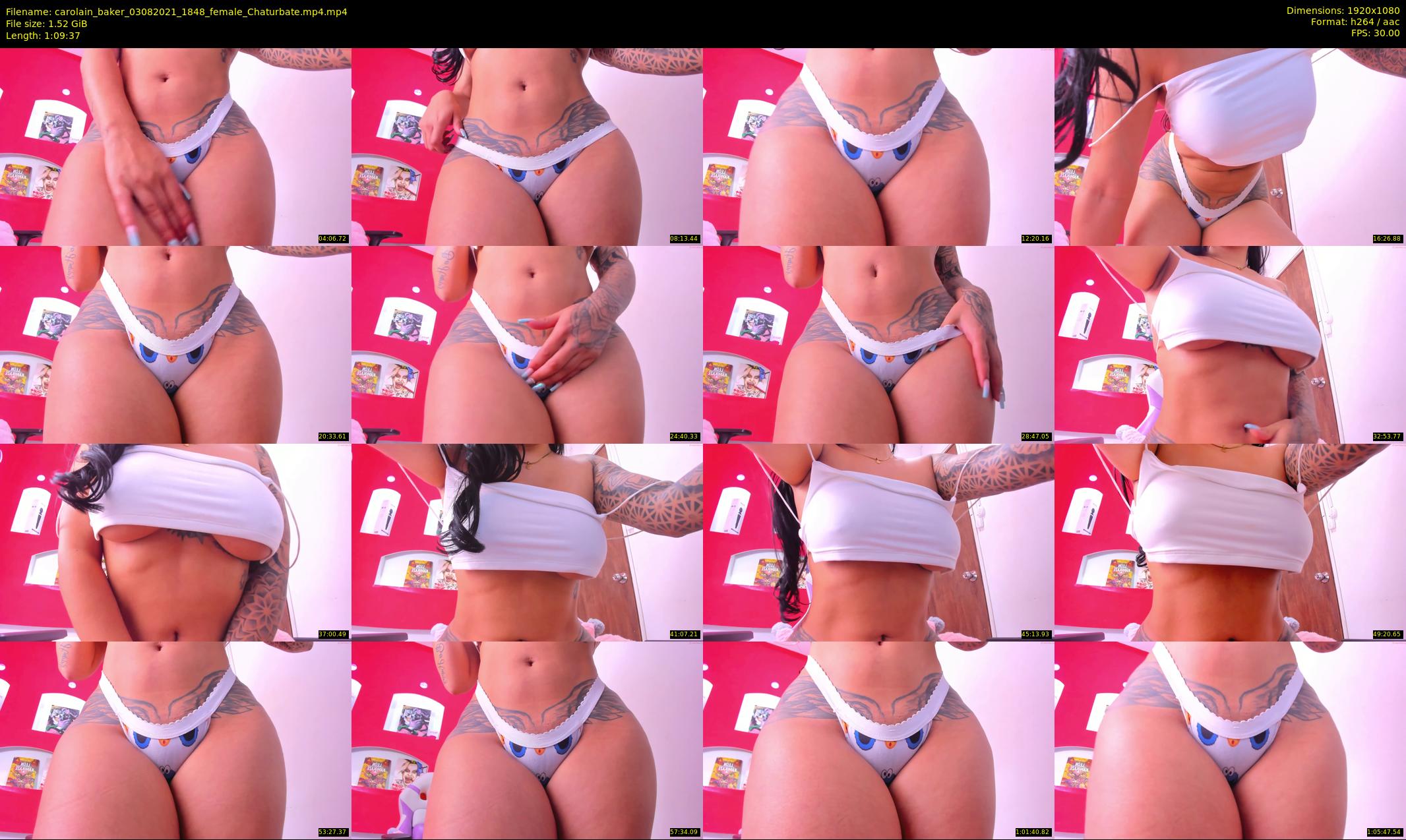 carolain_baker — 70 minute Chaturbate female cam show recording, 1080p, Aug 3, 2021