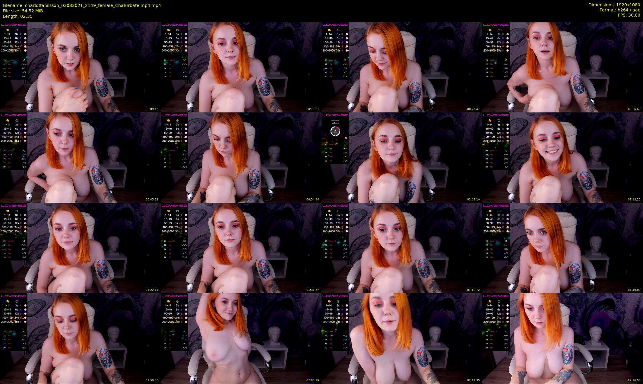 charlottanilsson — 3 minute Chaturbate female cam show recording, 1080p, Aug 3, 2021