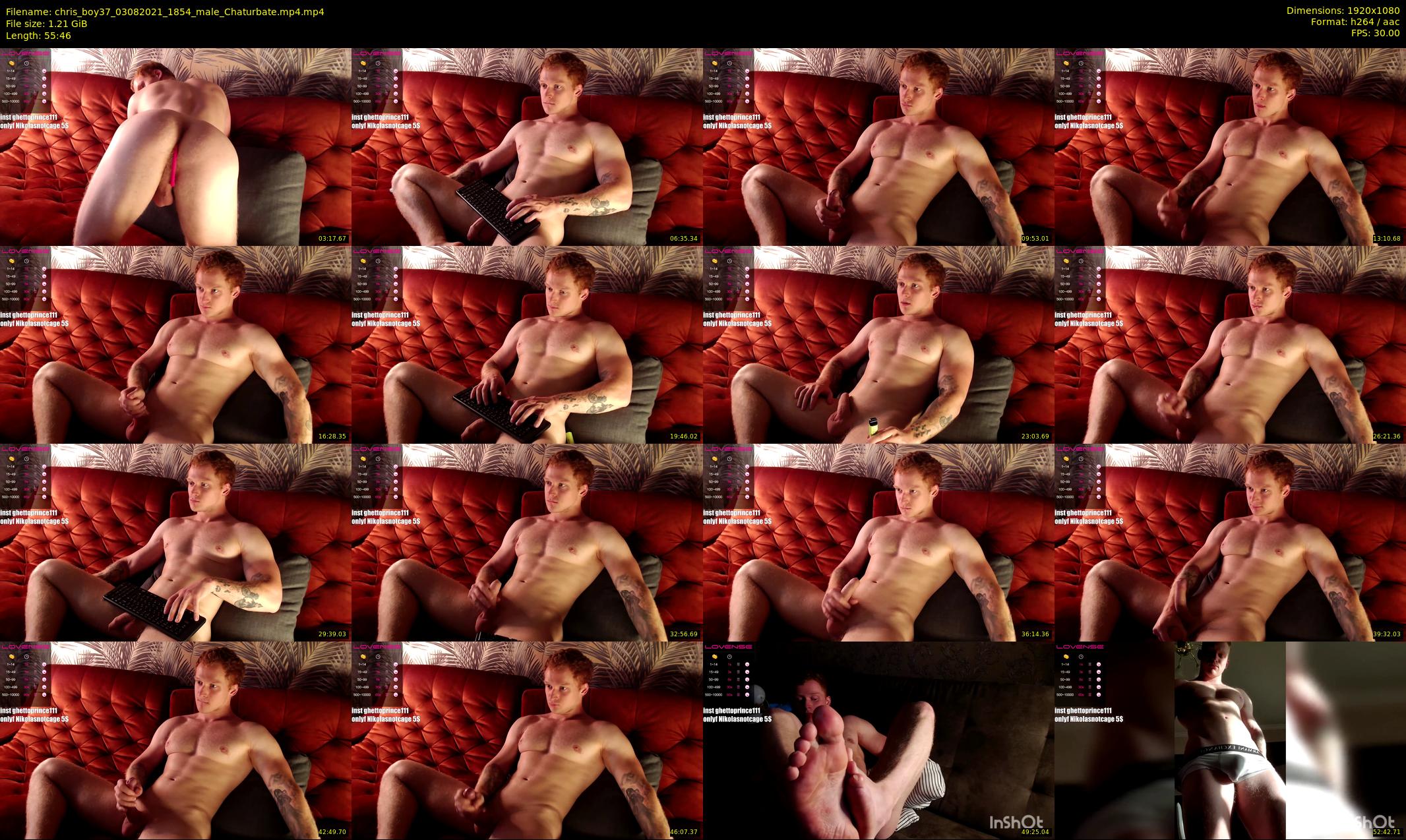 chris_boy37 — 56 minute Chaturbate male cam show recording, 1080p, Aug 3, 2021