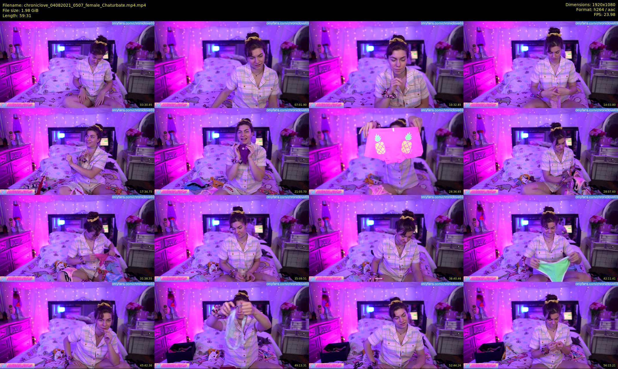 chroniclove — 60 minute Chaturbate female cam show recording, 1080p, Aug 4, 2021