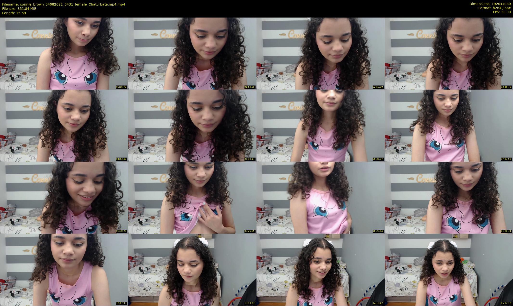 connie_brown — 16 minute Chaturbate female cam show recording, 1080p, Aug 4, 2021
