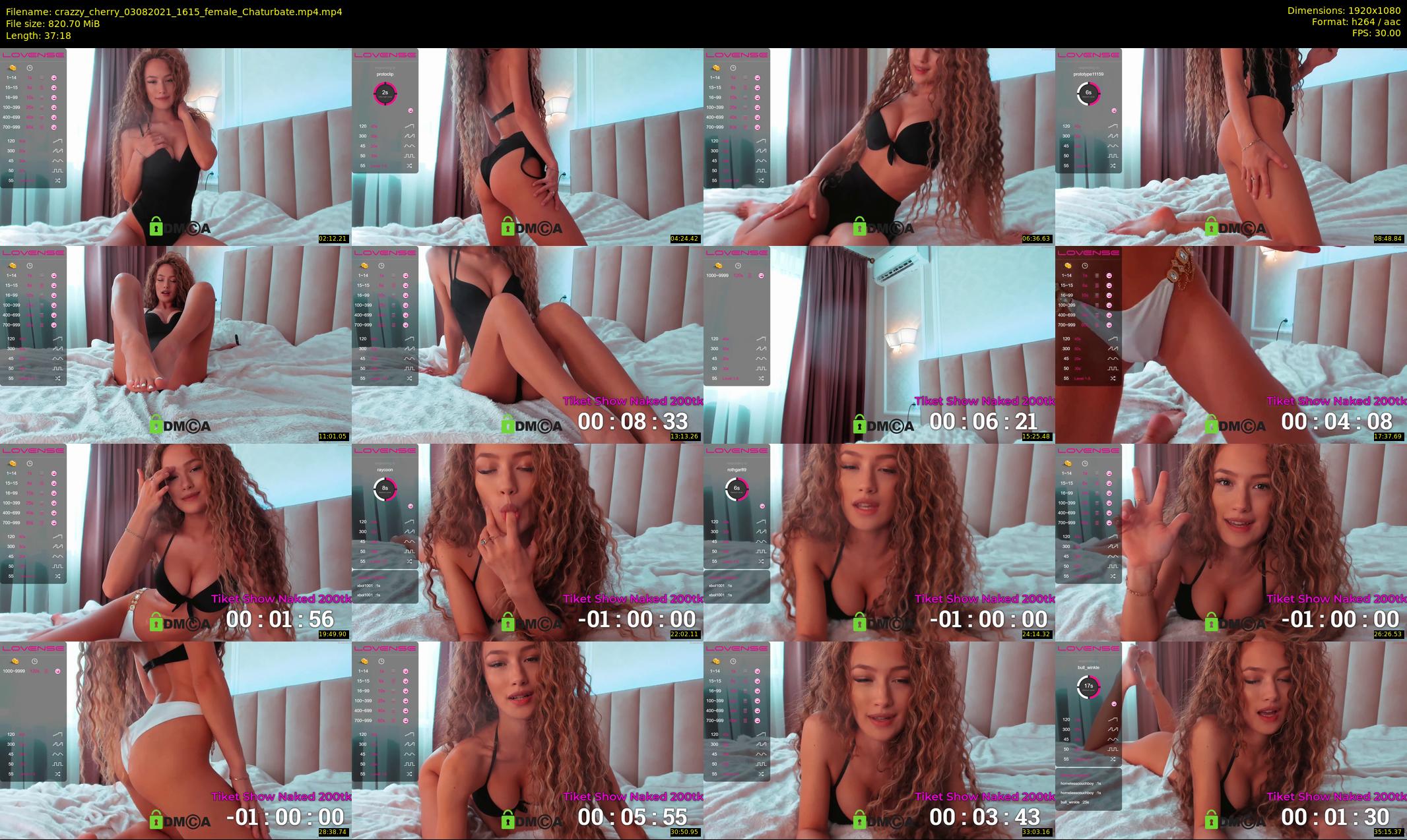 crazzy_cherry — 38 minute Chaturbate female cam show recording, 1080p, Aug 3, 2021
