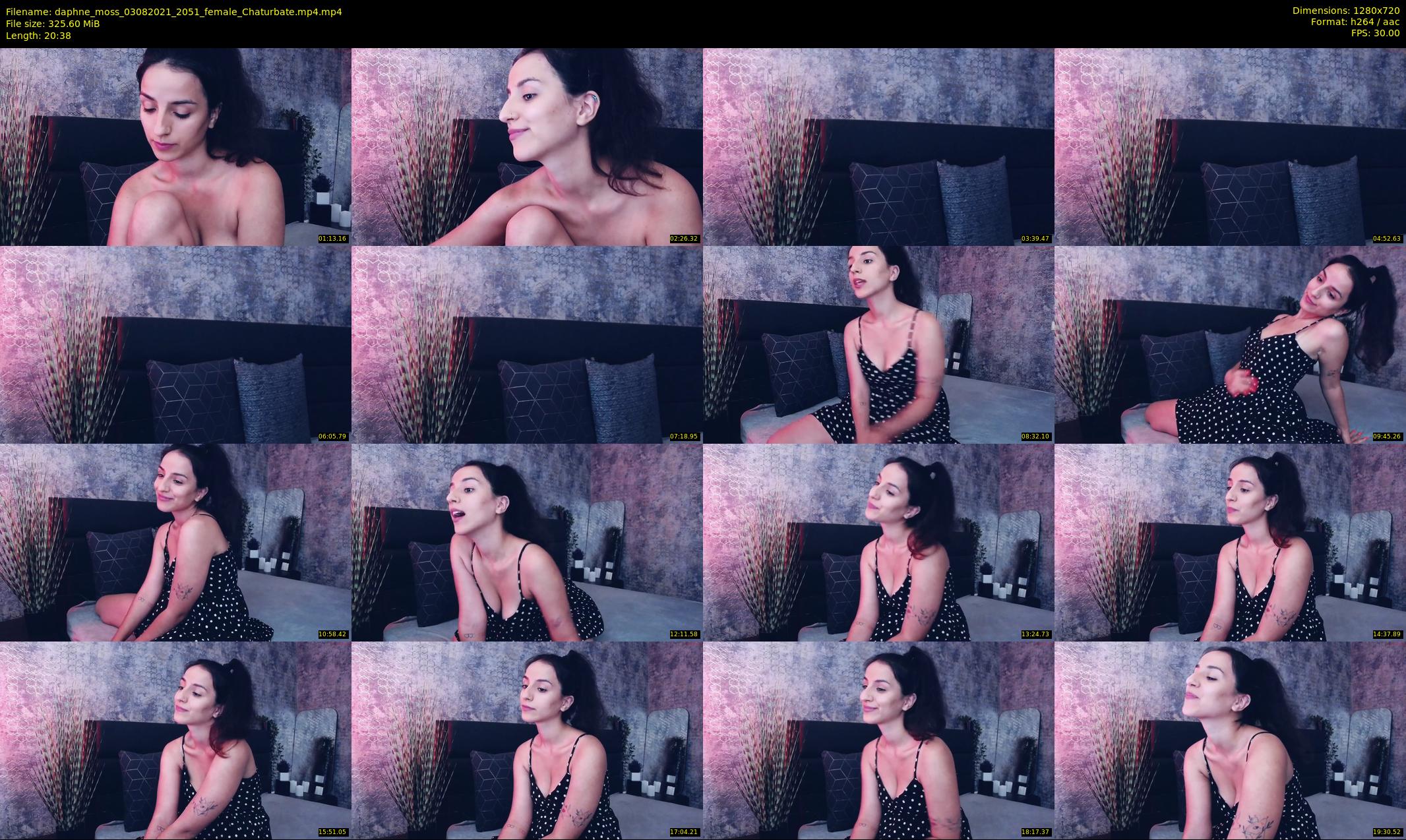 daphne_moss — 21 minute Chaturbate female cam show recording, 720p, Aug 3, 2021