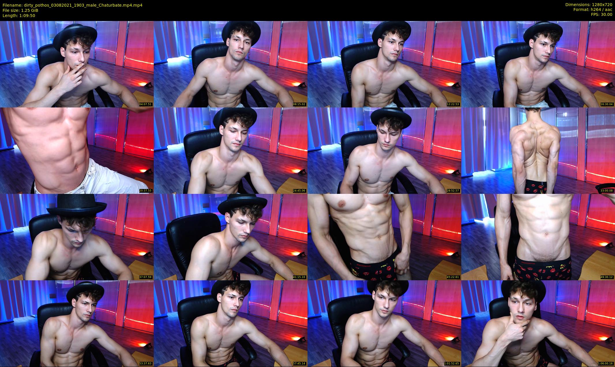 dirty_pothos — 70 minute Chaturbate male cam show recording, 720p, Aug 3, 2021