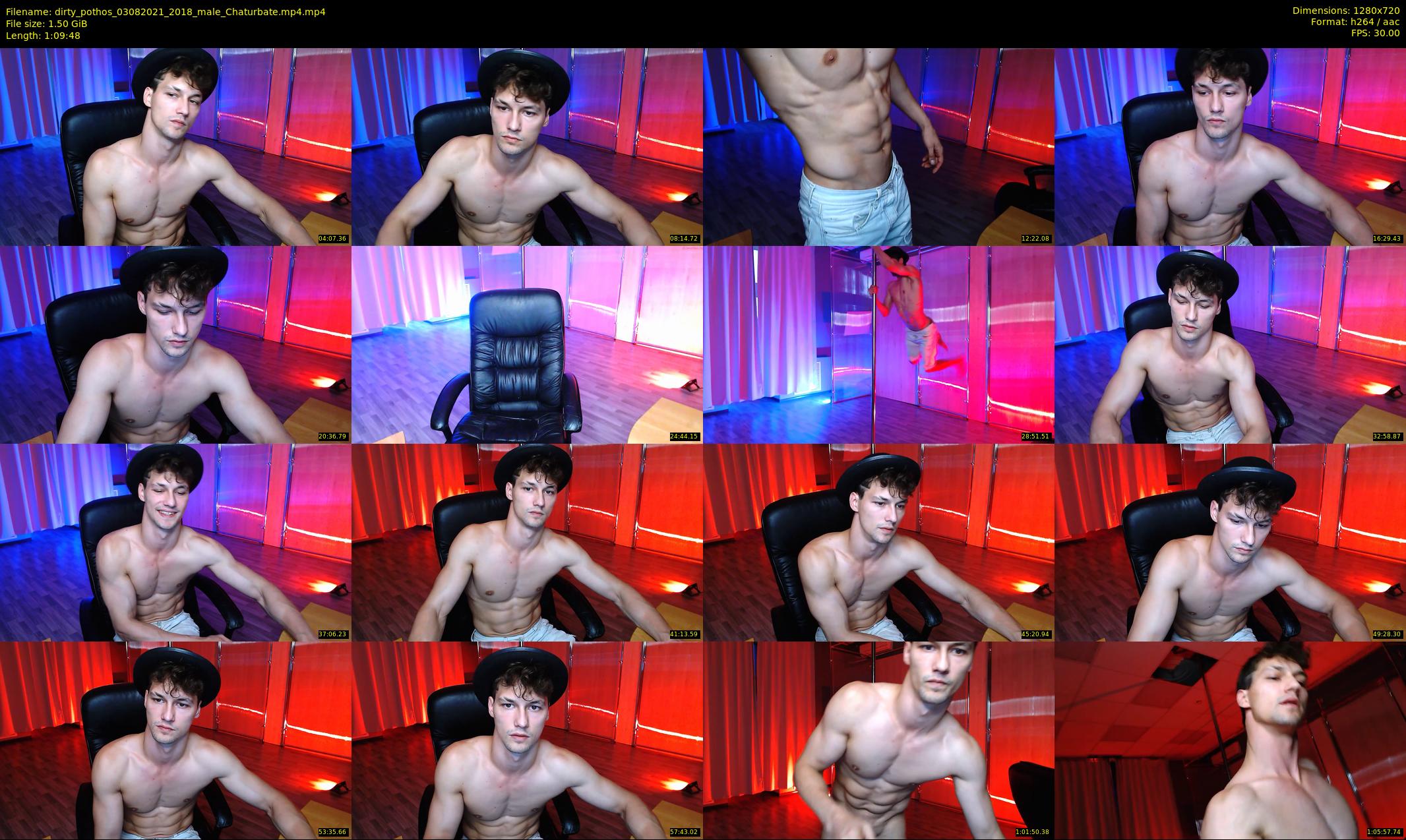 dirty_pothos — 70 minute Chaturbate male cam show recording, 720p, Aug 3, 2021