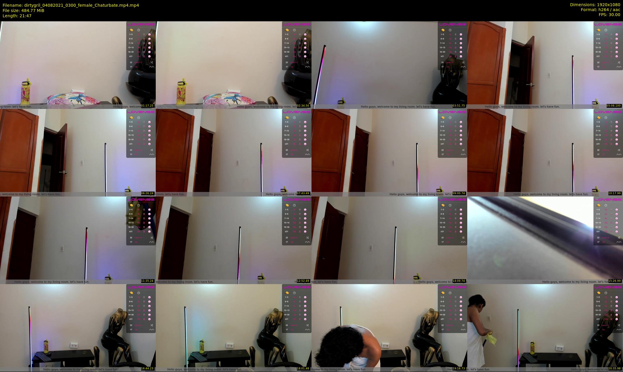 dirtygril — 22 minute Chaturbate female cam show recording, 1080p, Aug 4, 2021
