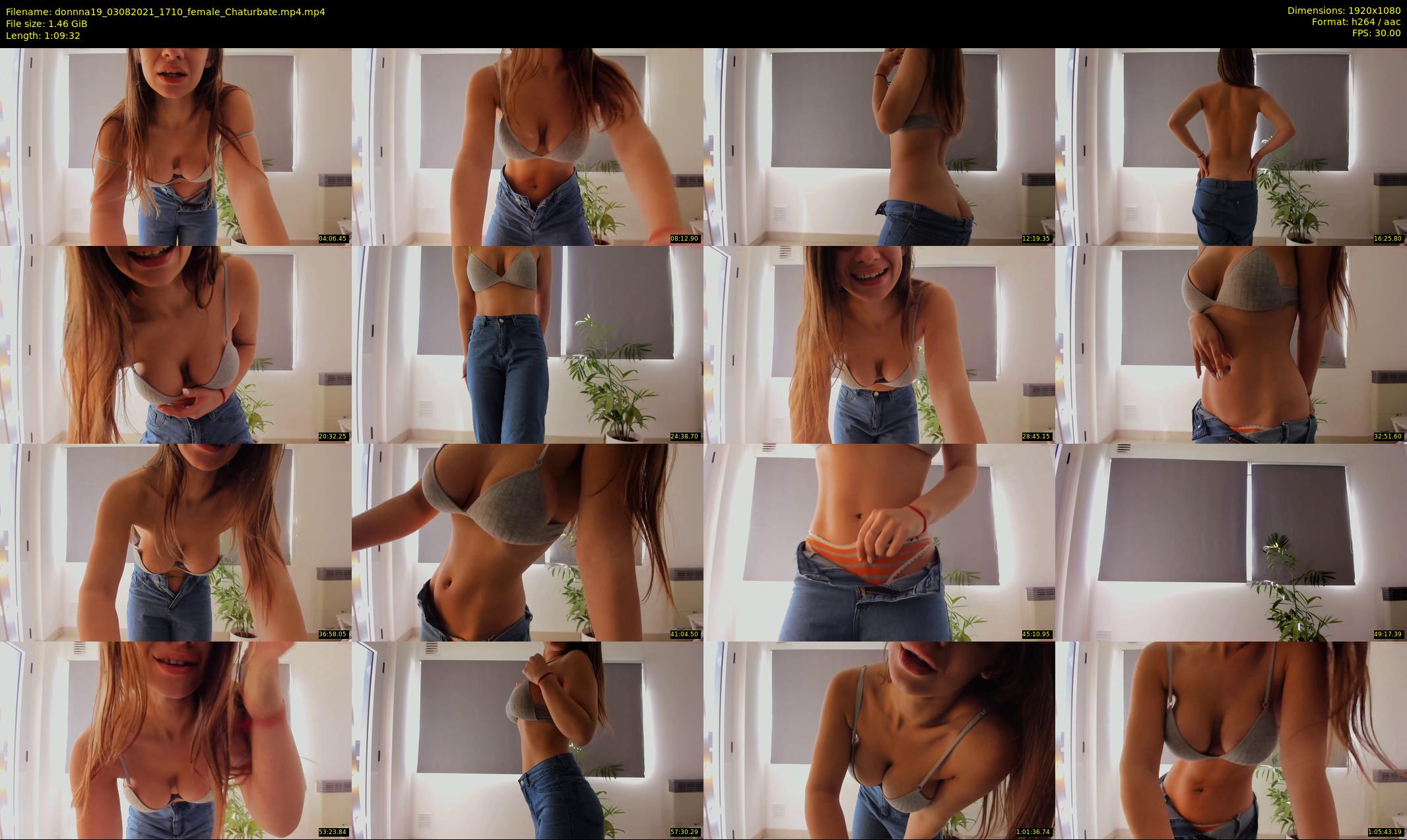 donnna19 — 70 minute Chaturbate female cam show recording, 1080p, Aug 3, 2021