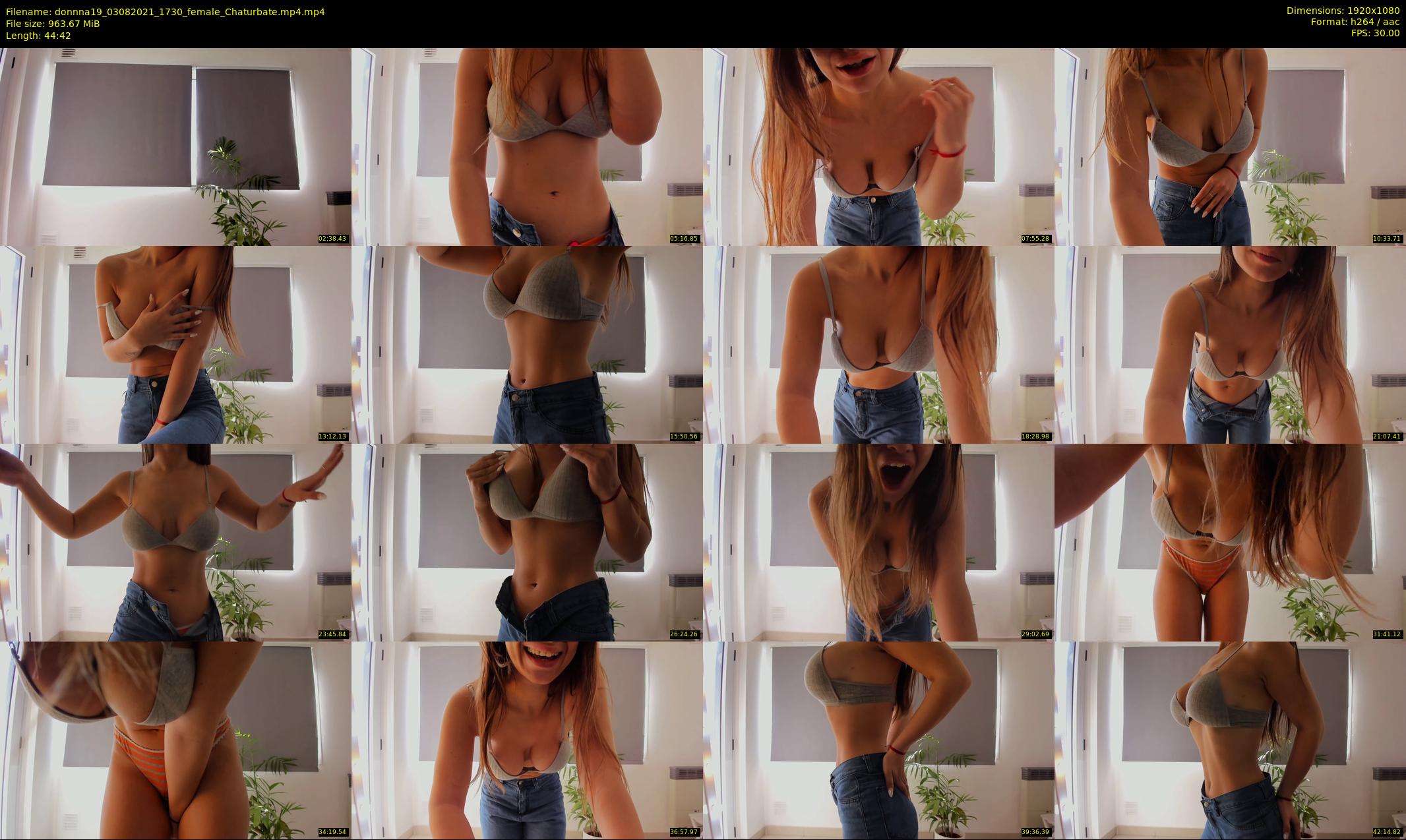 donnna19 — 45 minute Chaturbate female cam show recording, 1080p, Aug 3, 2021