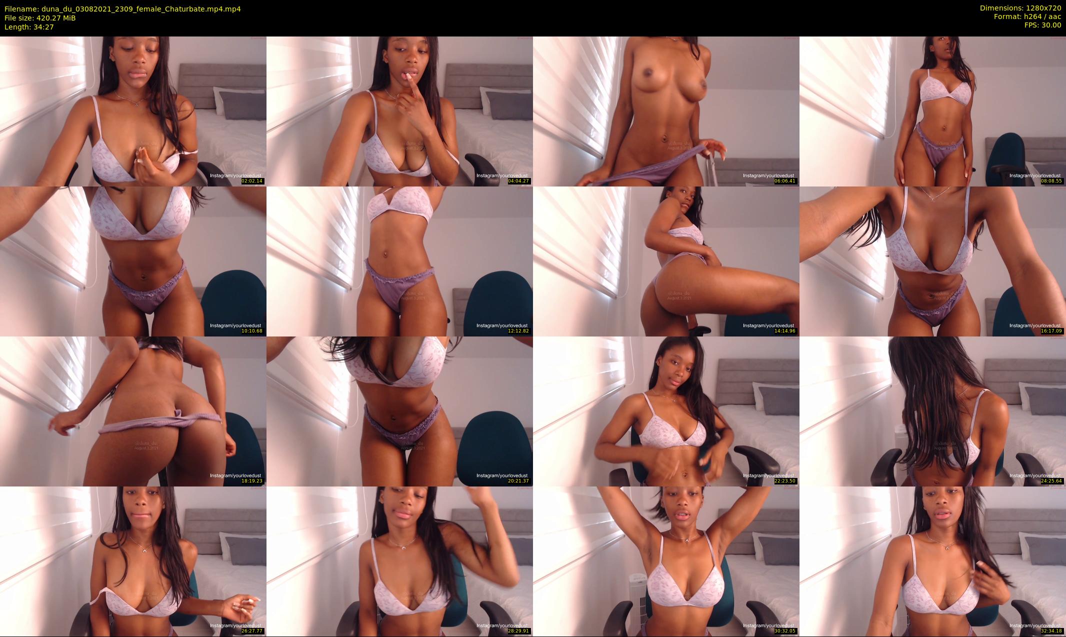 duna_du — 35 minute Chaturbate female cam show recording, 720p, Aug 3, 2021