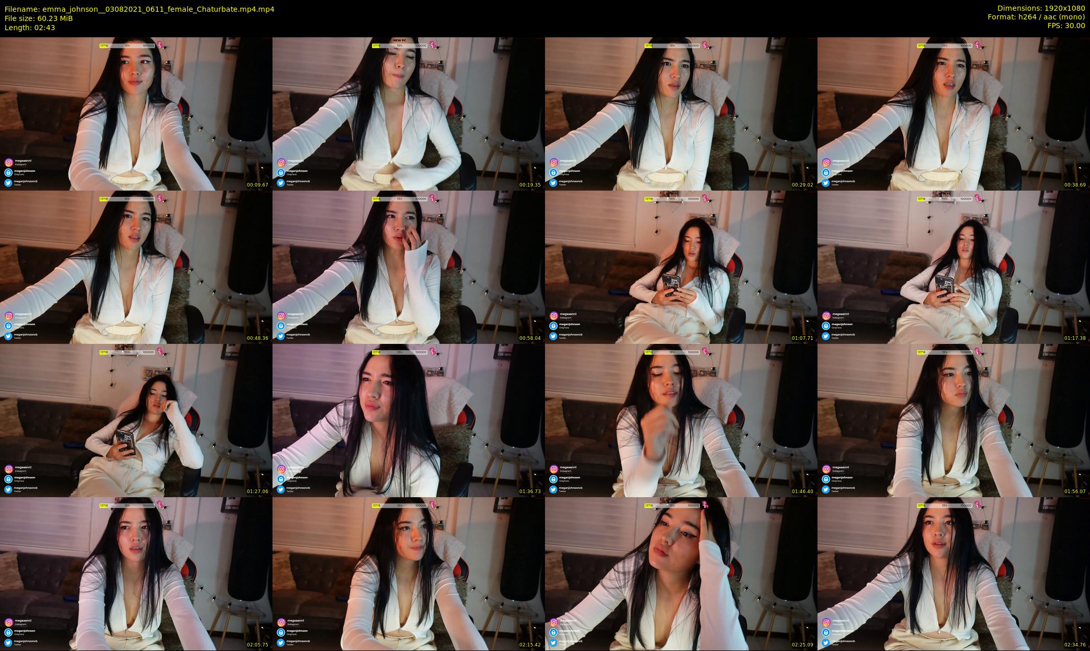 emma_johnson_ — 3 minute Chaturbate female cam show recording, 1080p, Aug 3, 2021
