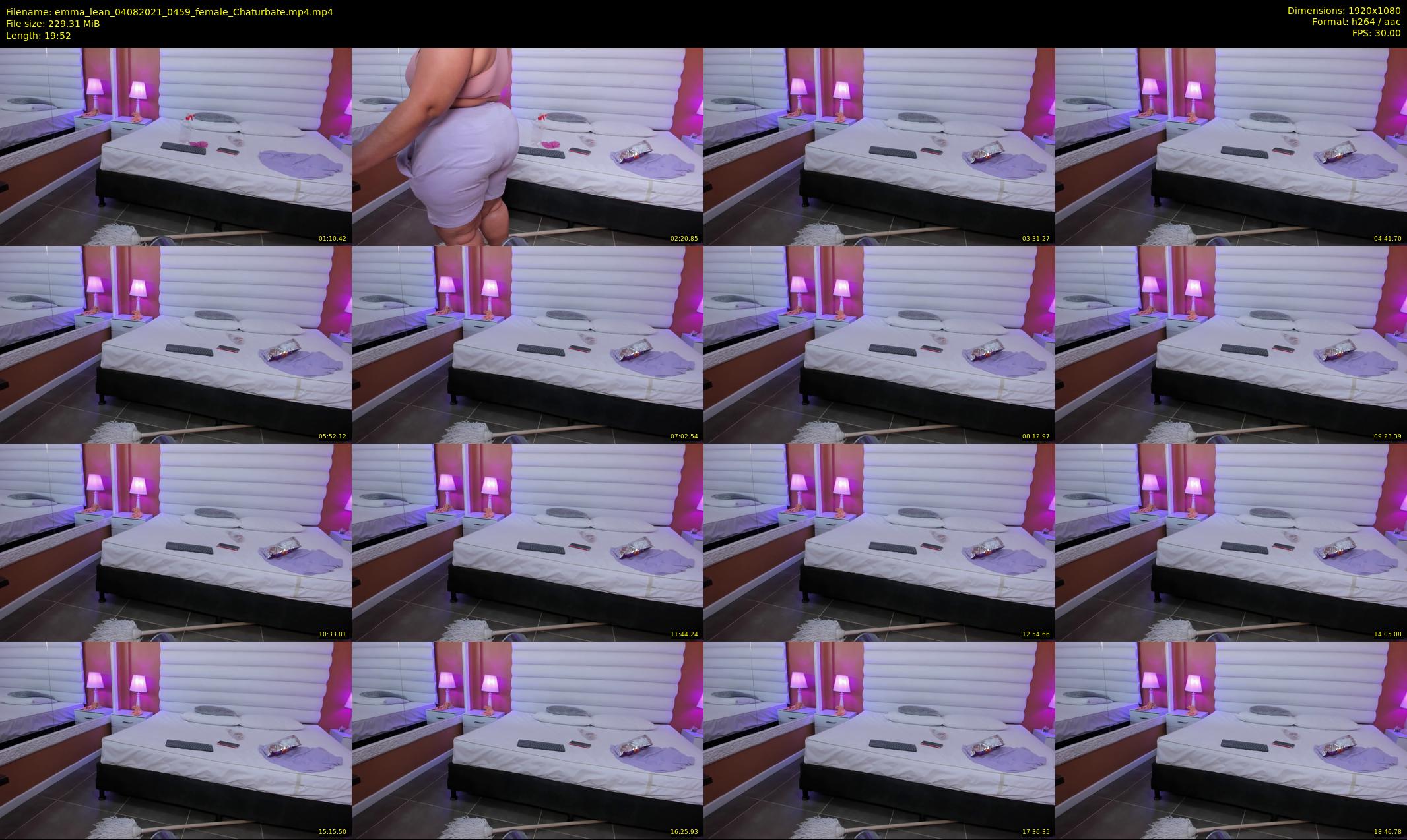 emma_lean — 20 minute Chaturbate female cam show recording, 1080p, Aug 4, 2021