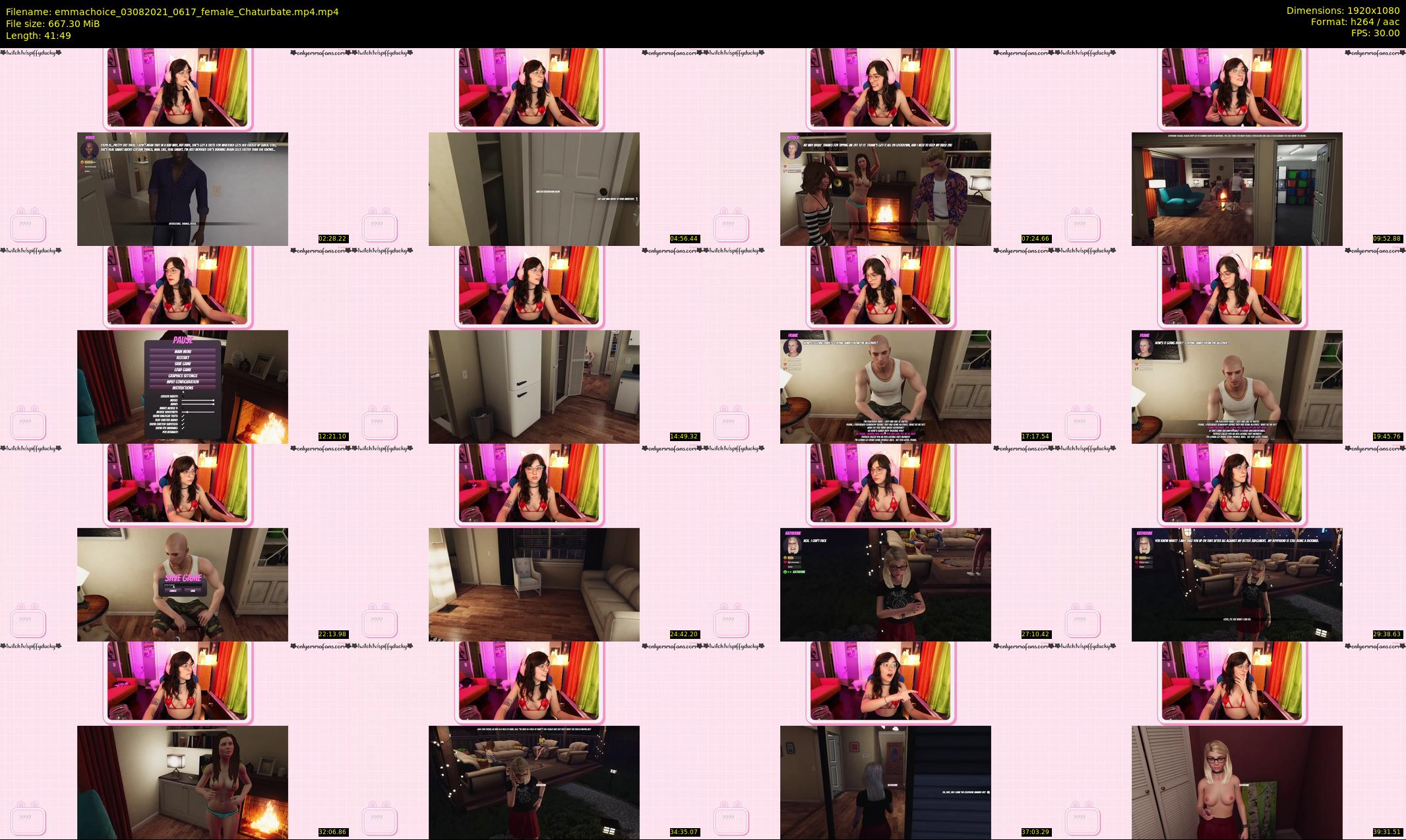 emmachoice — 42 minute Chaturbate female cam show recording, 1080p, Aug 3, 2021