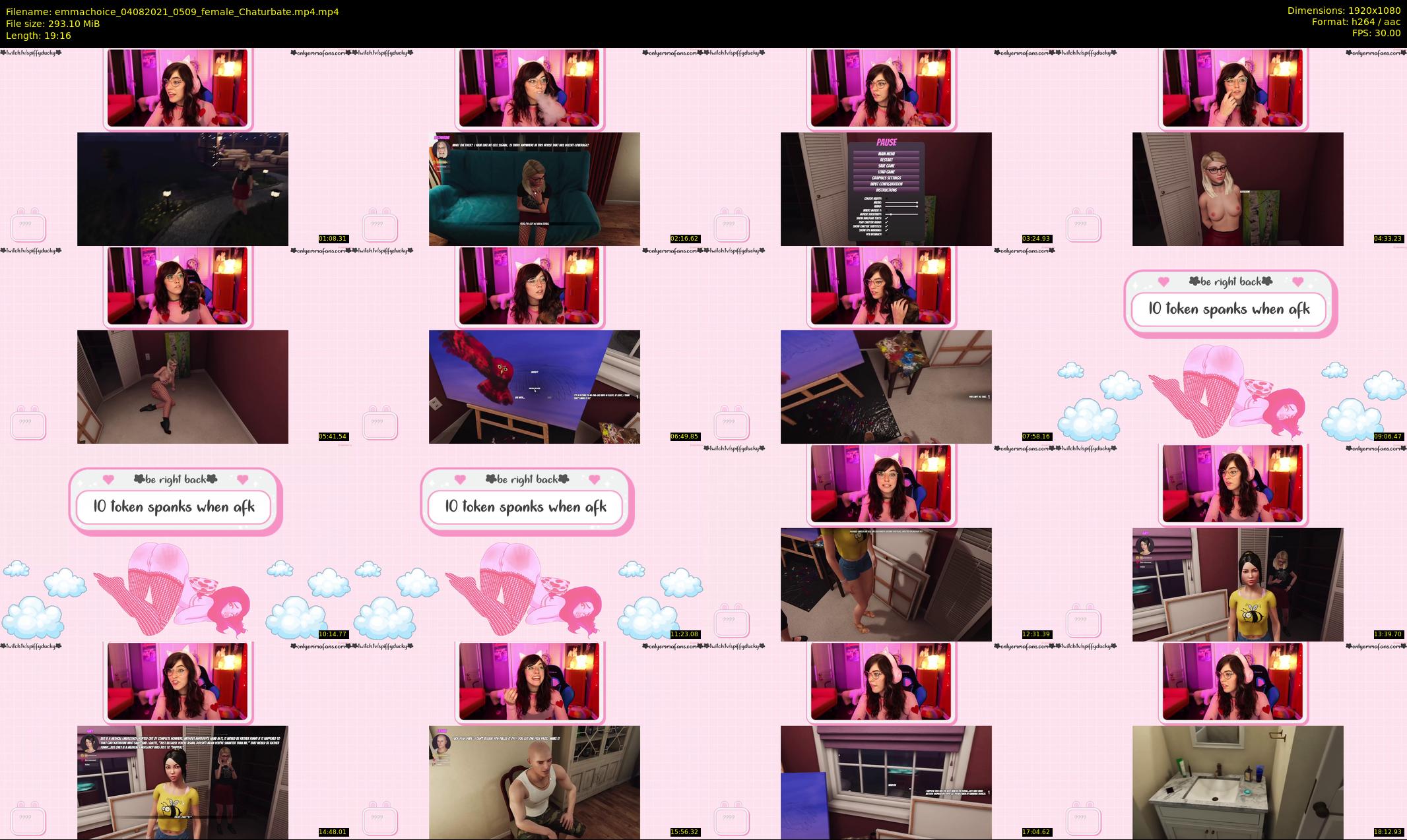 emmachoice — 20 minute Chaturbate female cam show recording, 1080p, Aug 4, 2021