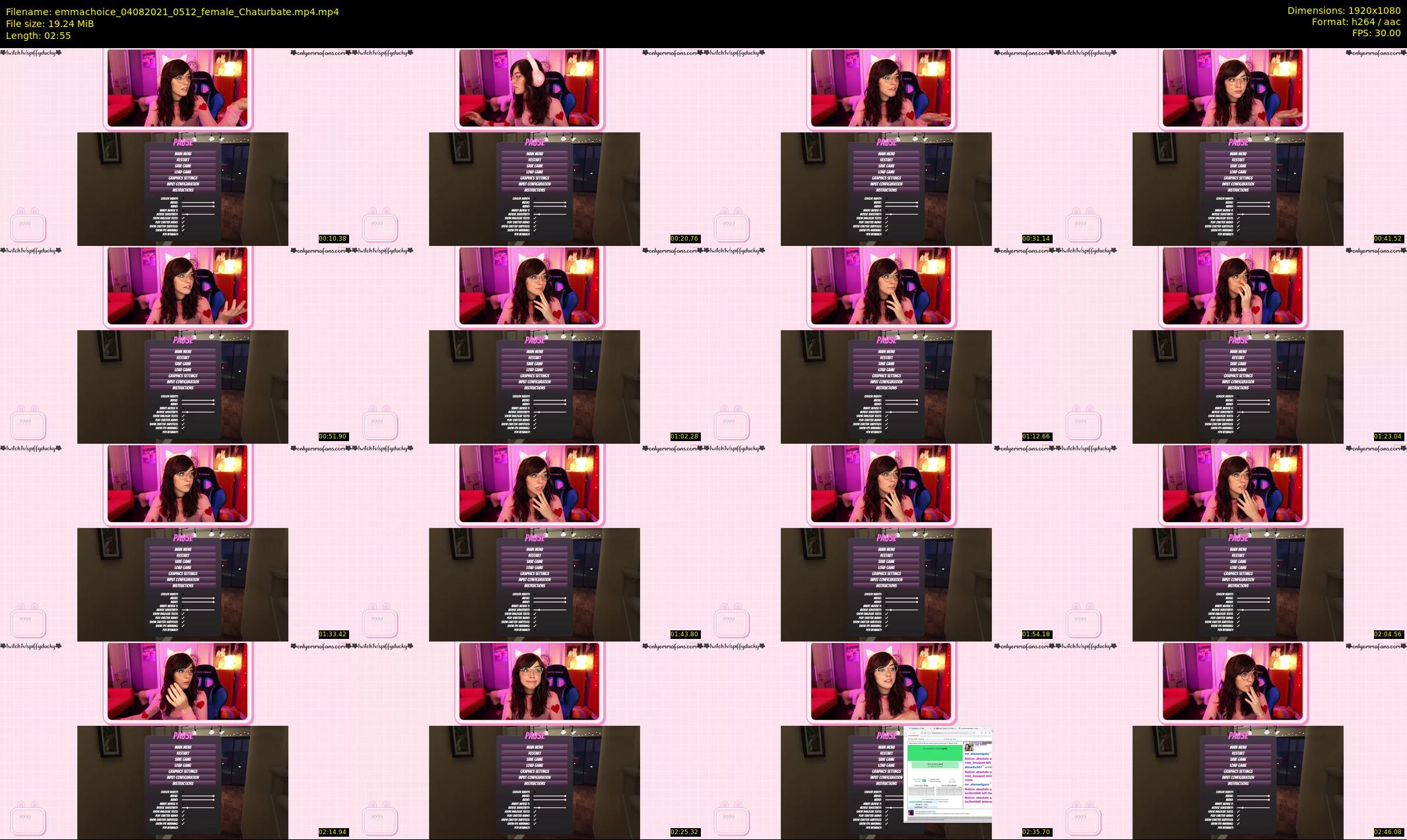 emmachoice — 3 minute Chaturbate female cam show recording, 1080p, Aug 4, 2021