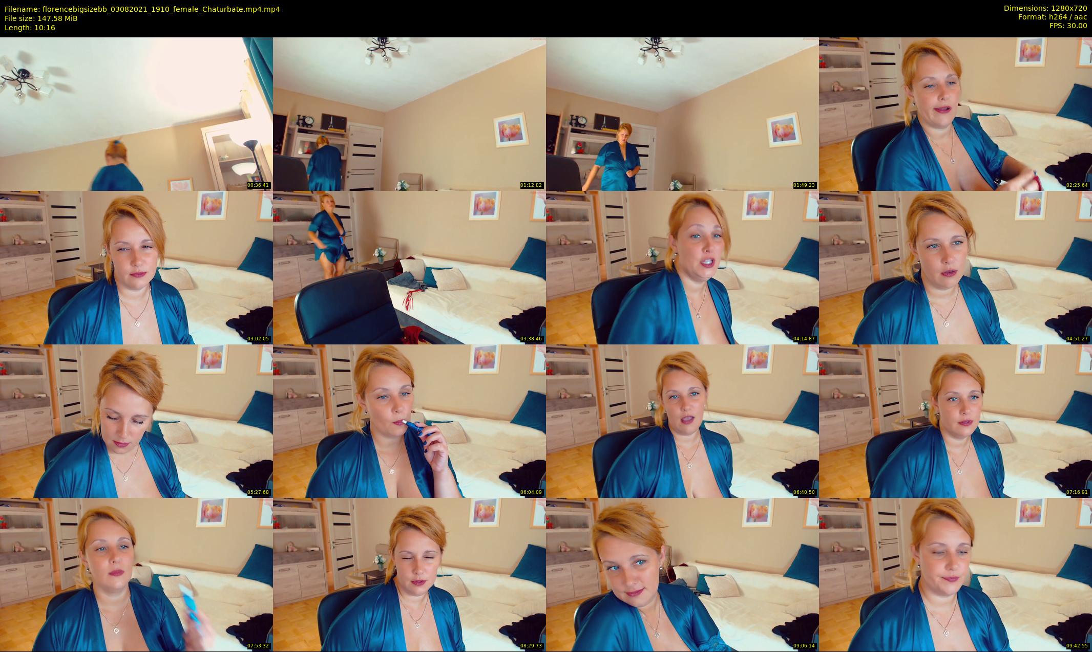 florencebigsizebb — 11 minute Chaturbate female cam show recording, 720p, Aug 3, 2021