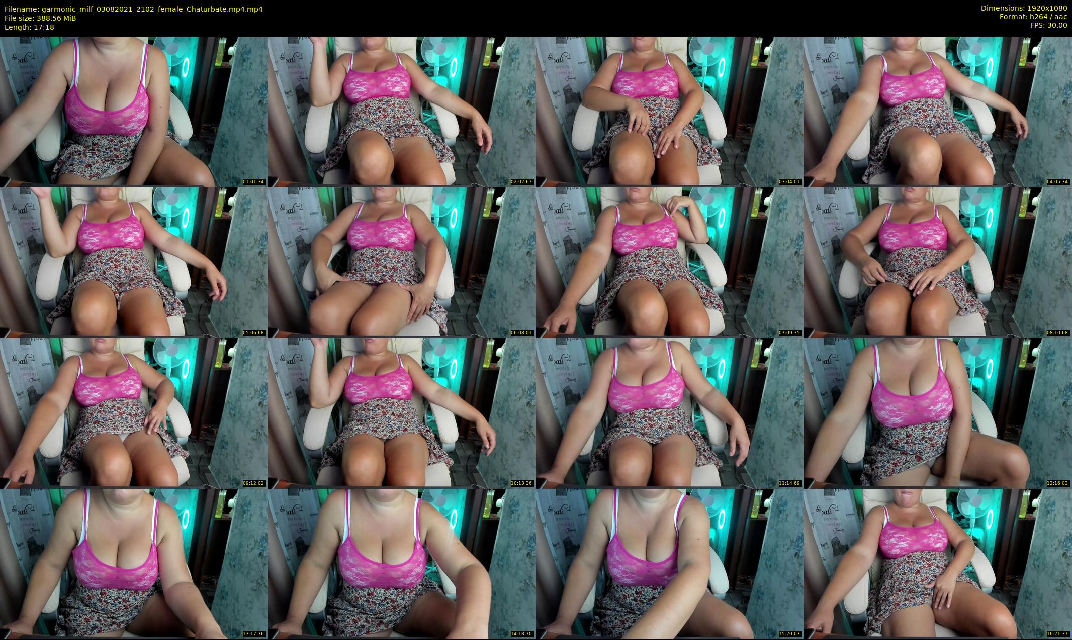 garmonic_milf — 18 minute Chaturbate female cam show recording, 1080p, Aug 3, 2021