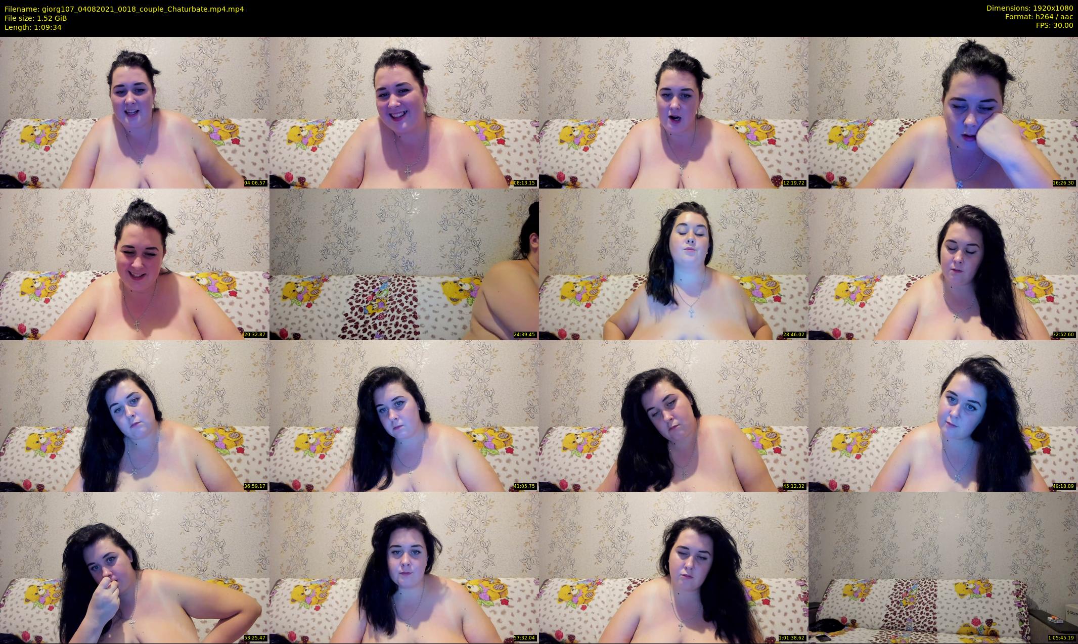 giorg107 — 70 minute Chaturbate couple cam show recording, 1080p, Aug 4, 2021