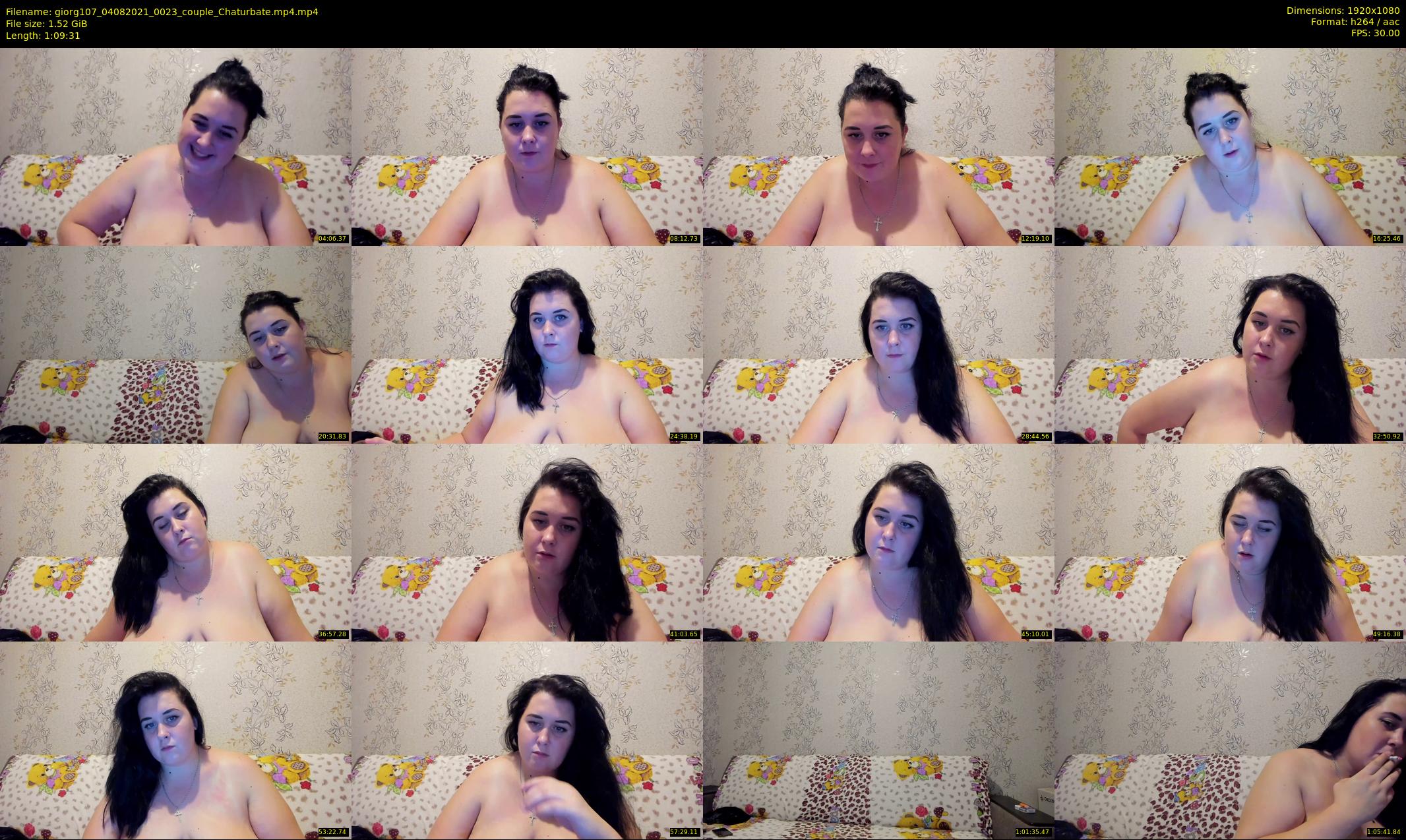 giorg107 — 70 minute Chaturbate couple cam show recording, 1080p, Aug 4, 2021