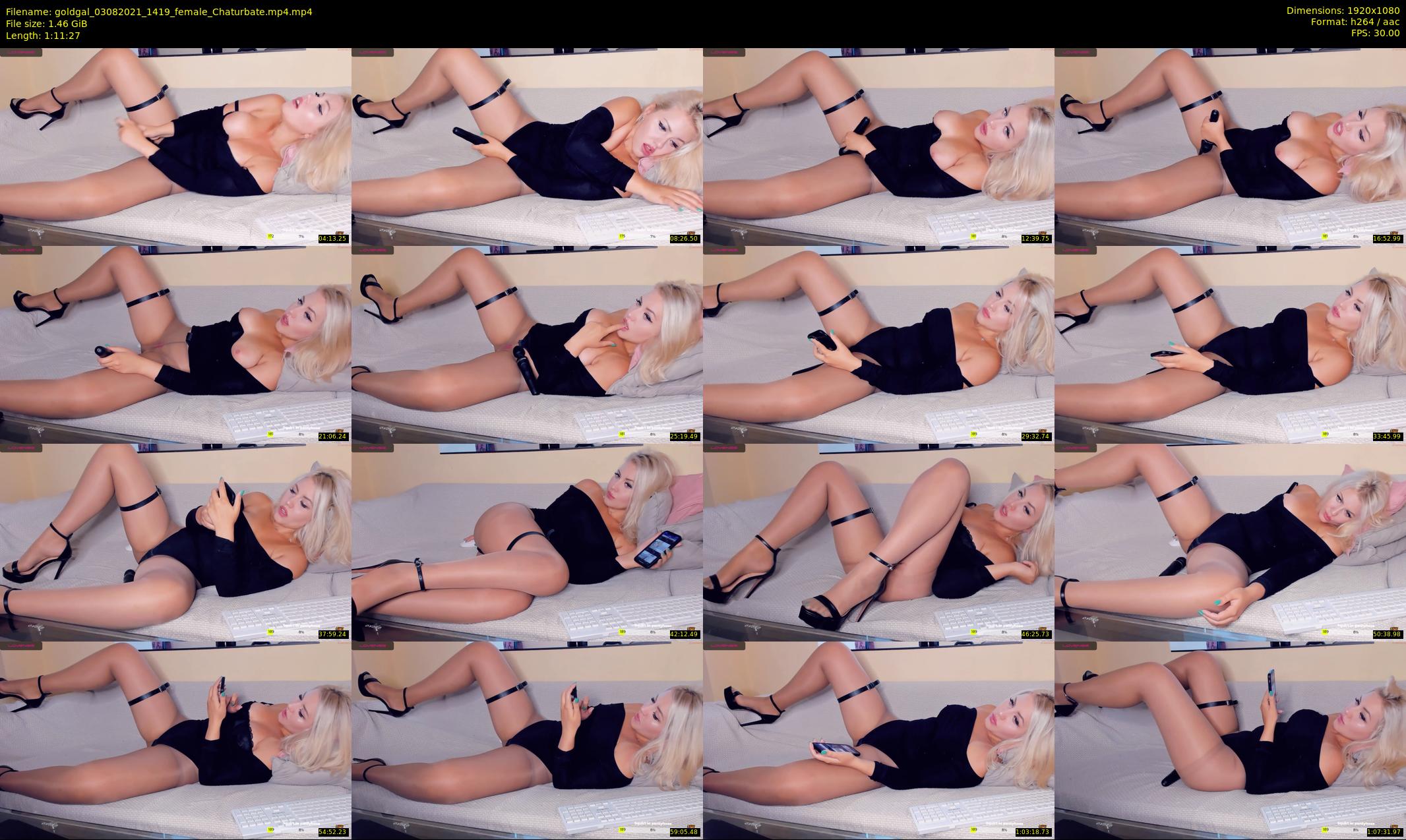 goldgal — 72 minute Chaturbate female cam show recording, 1080p, Aug 3, 2021