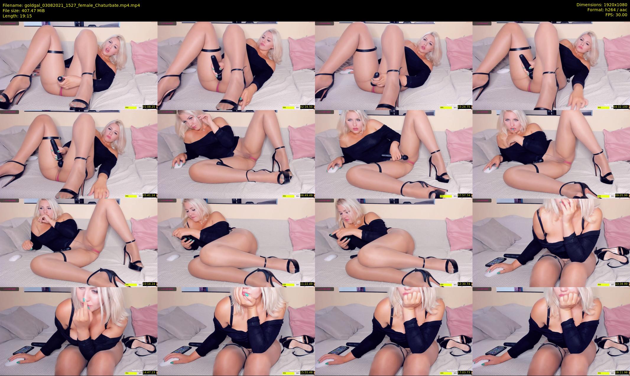 goldgal — 20 minute Chaturbate female cam show recording, 1080p, Aug 3, 2021